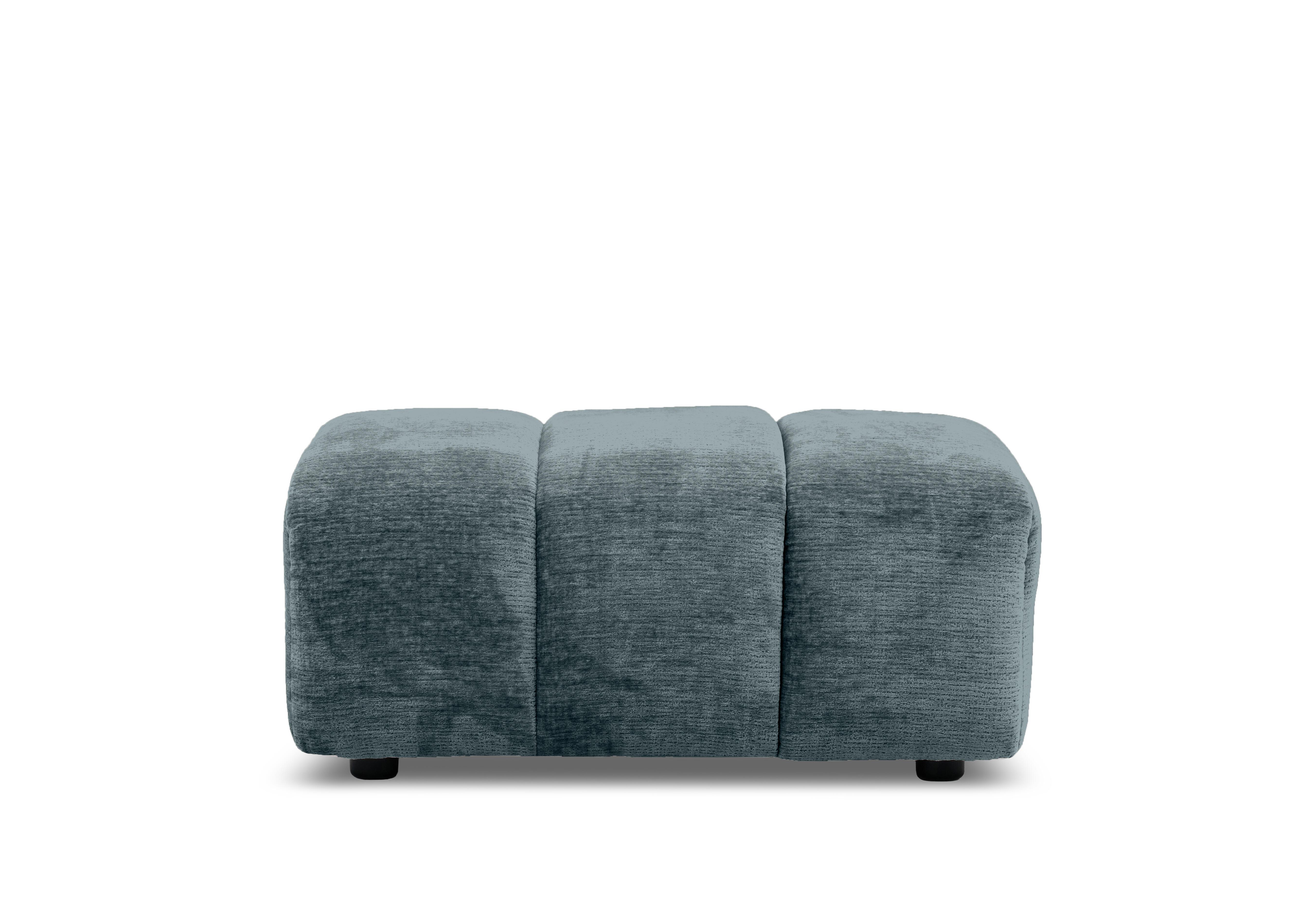 Rhianna Large Fabric Footstool in Aston Seafoam 47520 on Furniture Village