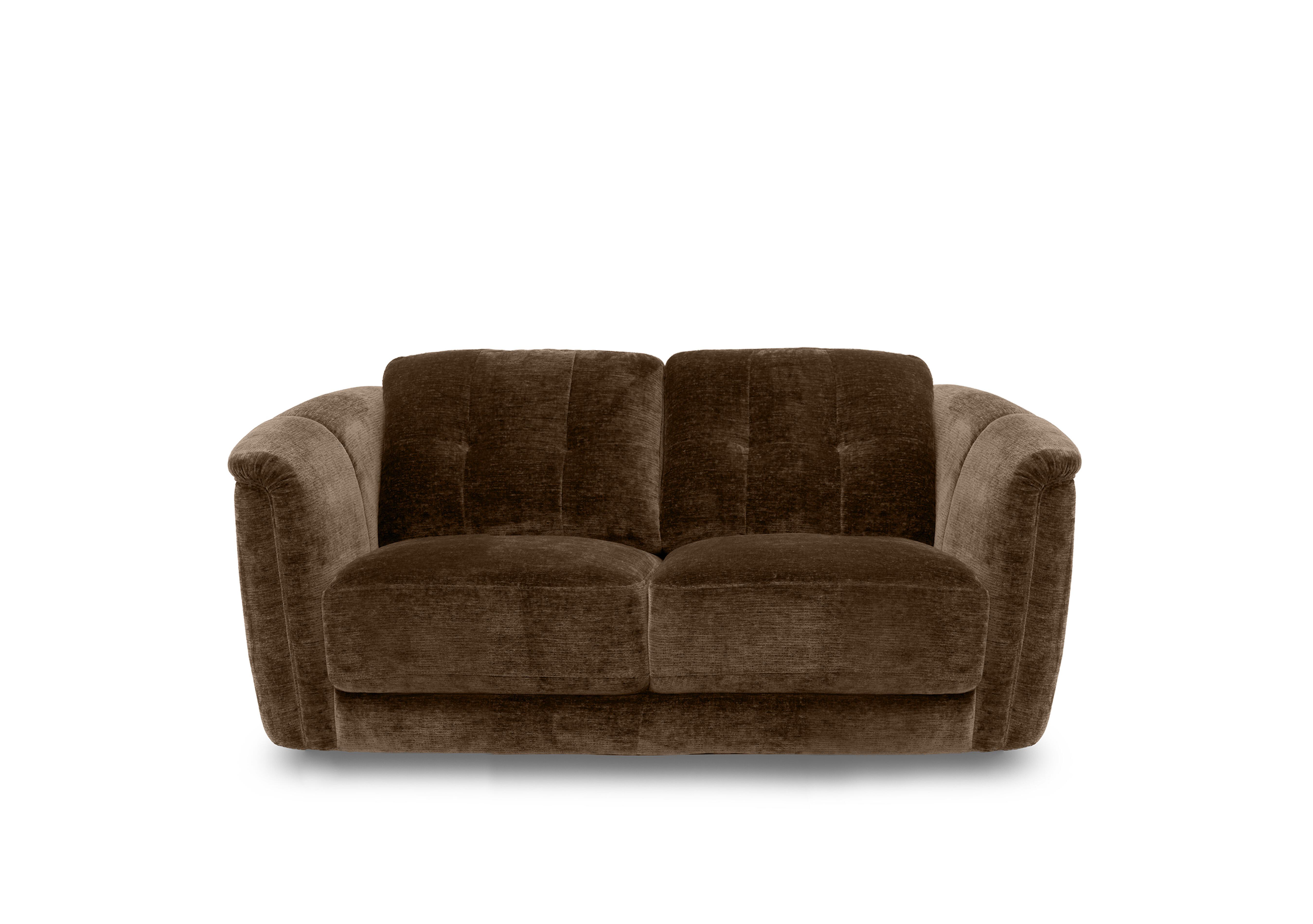 Monarch 2 Seater Fabric Sofa in Aston Chocolate 47524 on Furniture Village