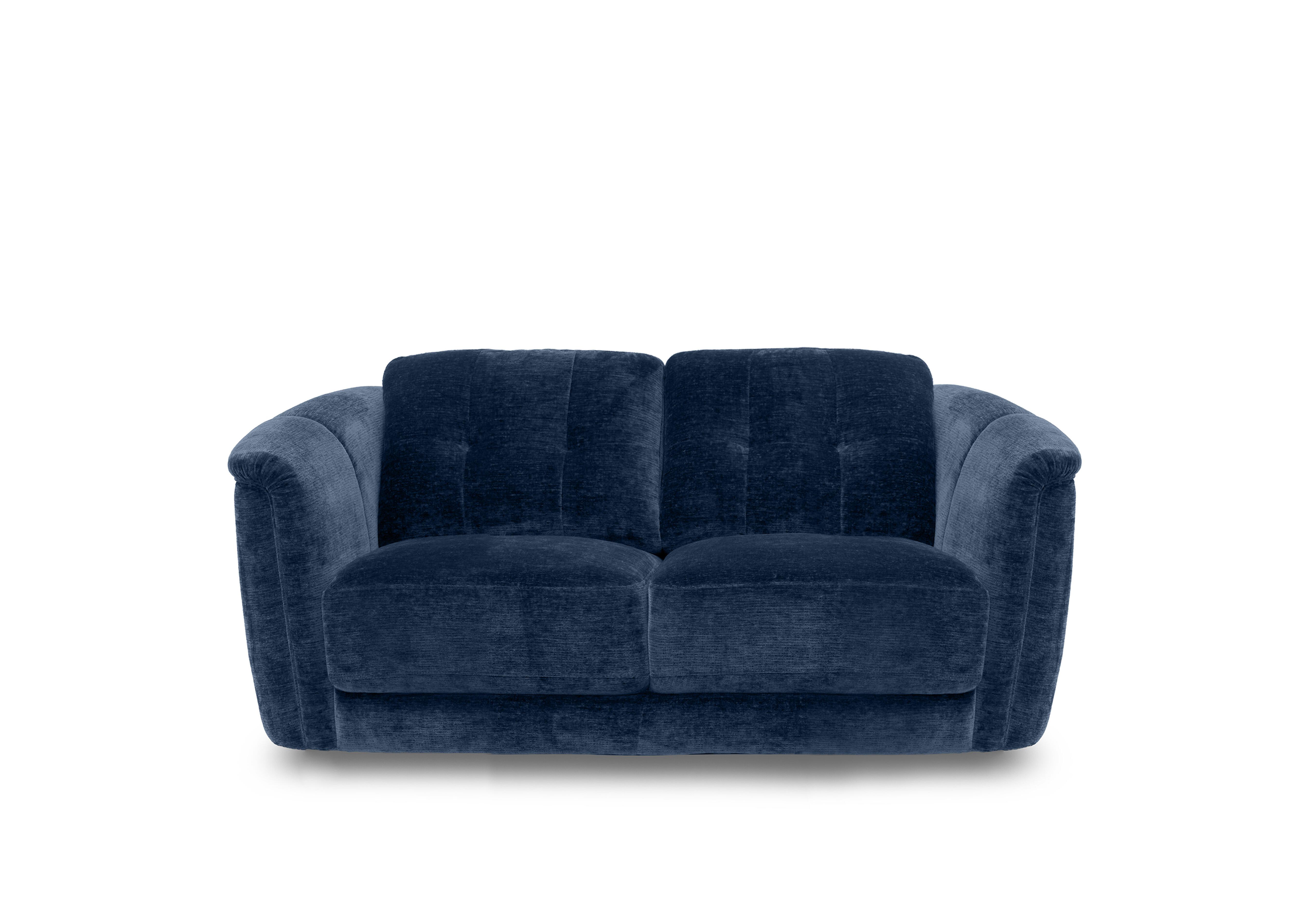 Monarch 2 Seater Fabric Sofa in Aston Navy 47521 on Furniture Village