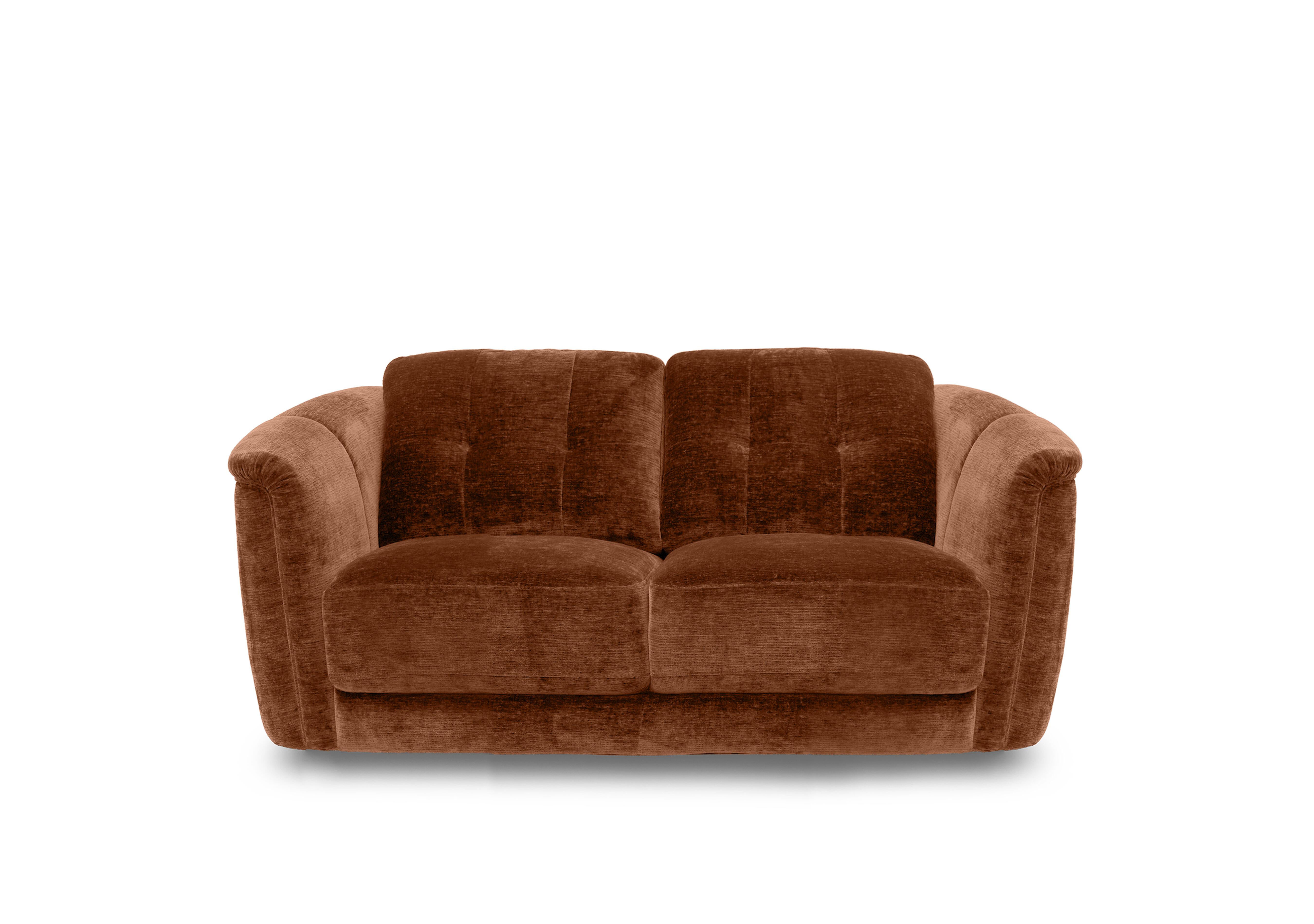 Monarch 2 Seater Fabric Sofa in Aston Rust 47523 on Furniture Village