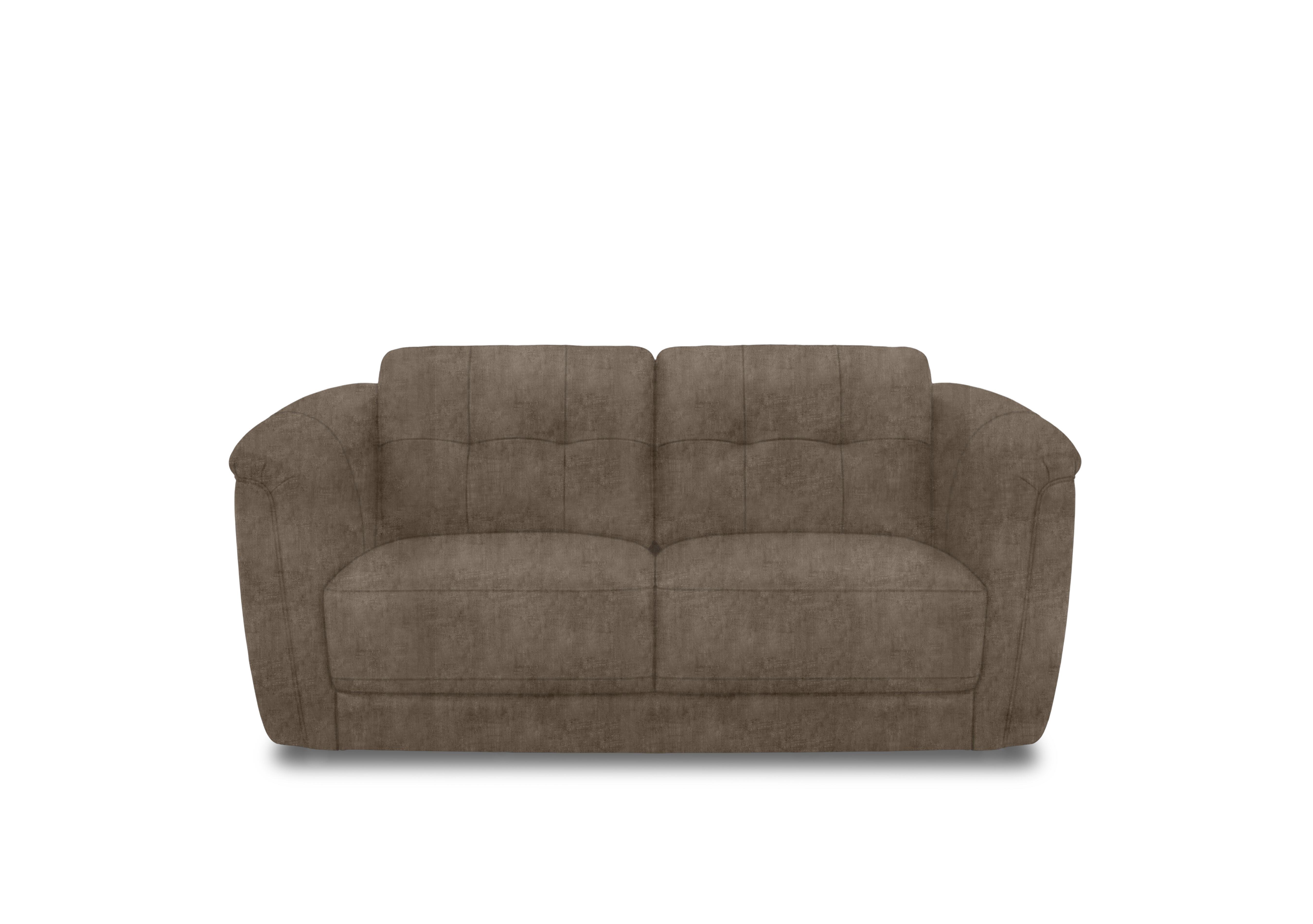 Monarch 2 Seater Fabric Sofa in Hudson Mocha 25431 on Furniture Village