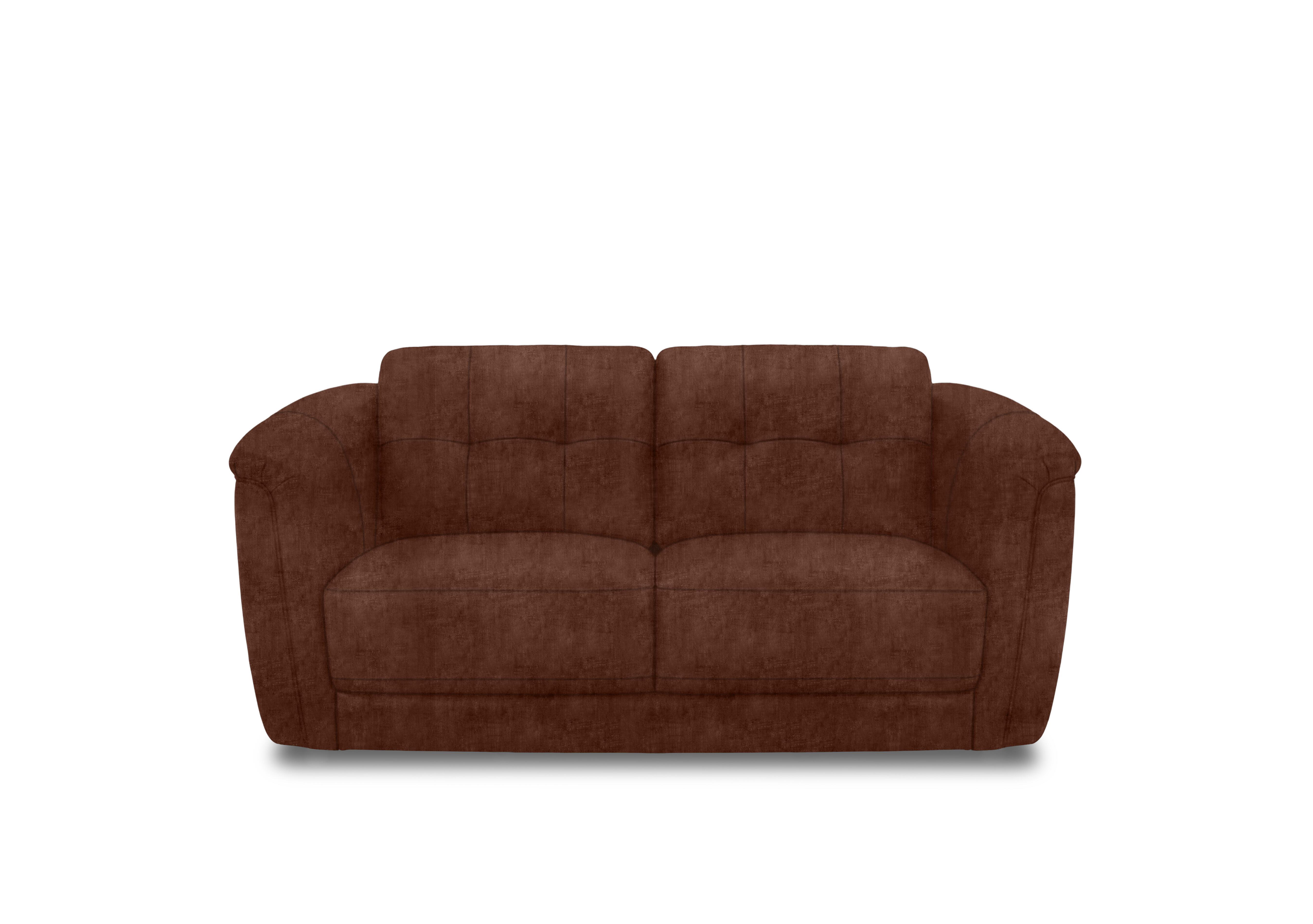 Monarch 2 Seater Fabric Sofa in Hudson Rust 25500 on Furniture Village