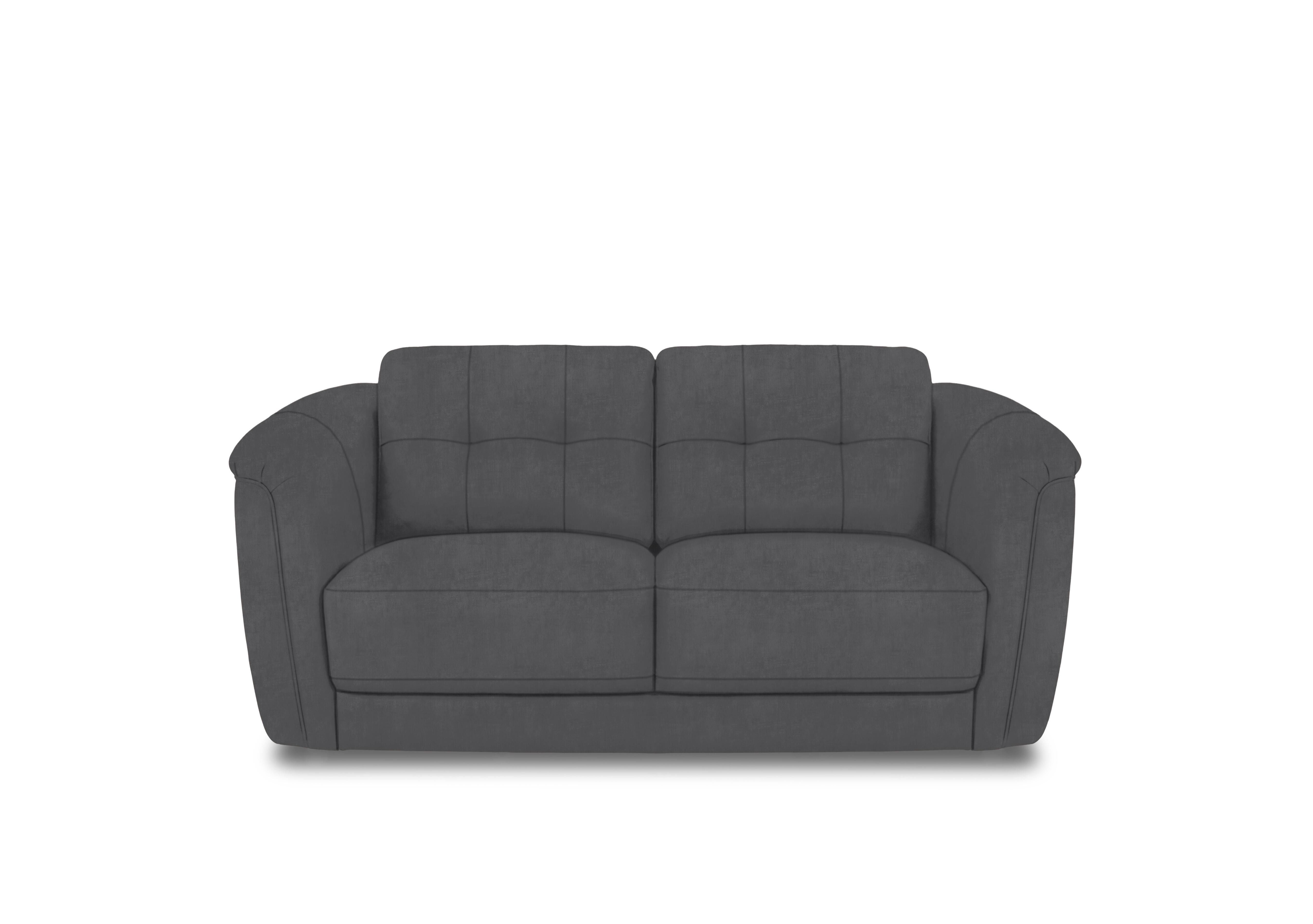 Monarch 2 Seater Fabric Sofa in Manhattan Charcoal 58003 on Furniture Village