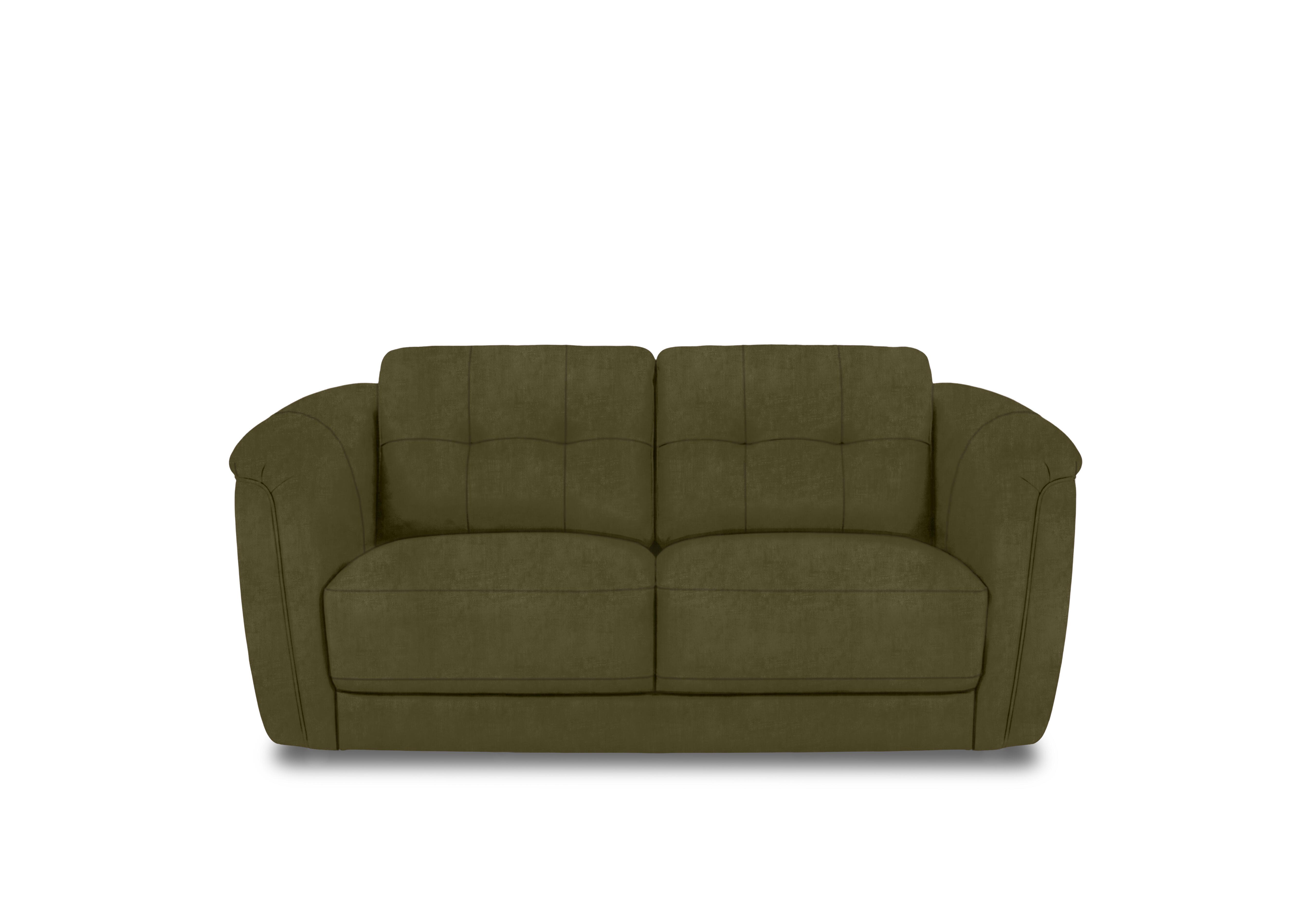 Monarch 2 Seater Fabric Sofa in Manhattan Olive Green 58006 on Furniture Village