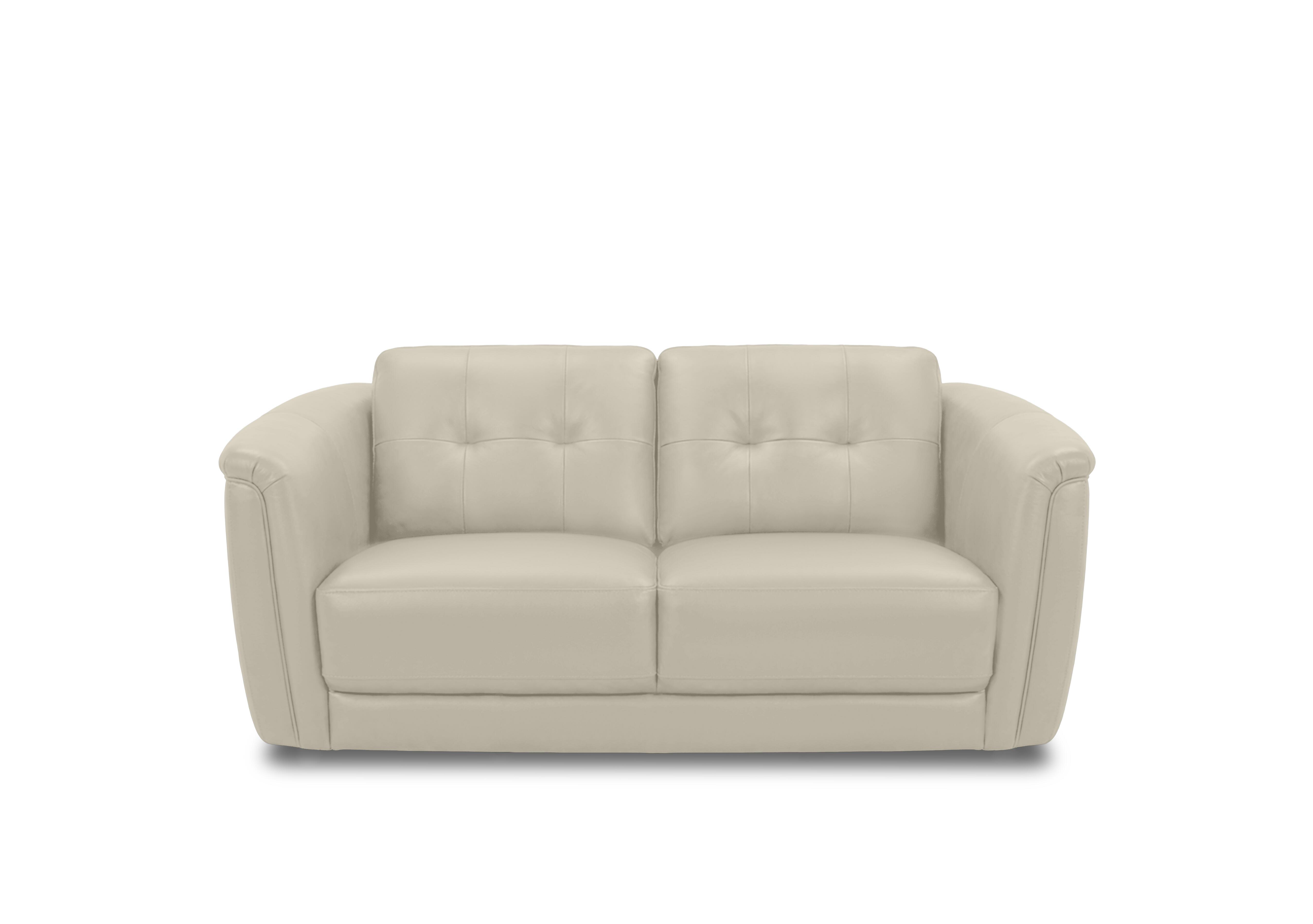 Monarch 2 Seater Leather Sofa in Montana Bone China Cat-60/05 on Furniture Village