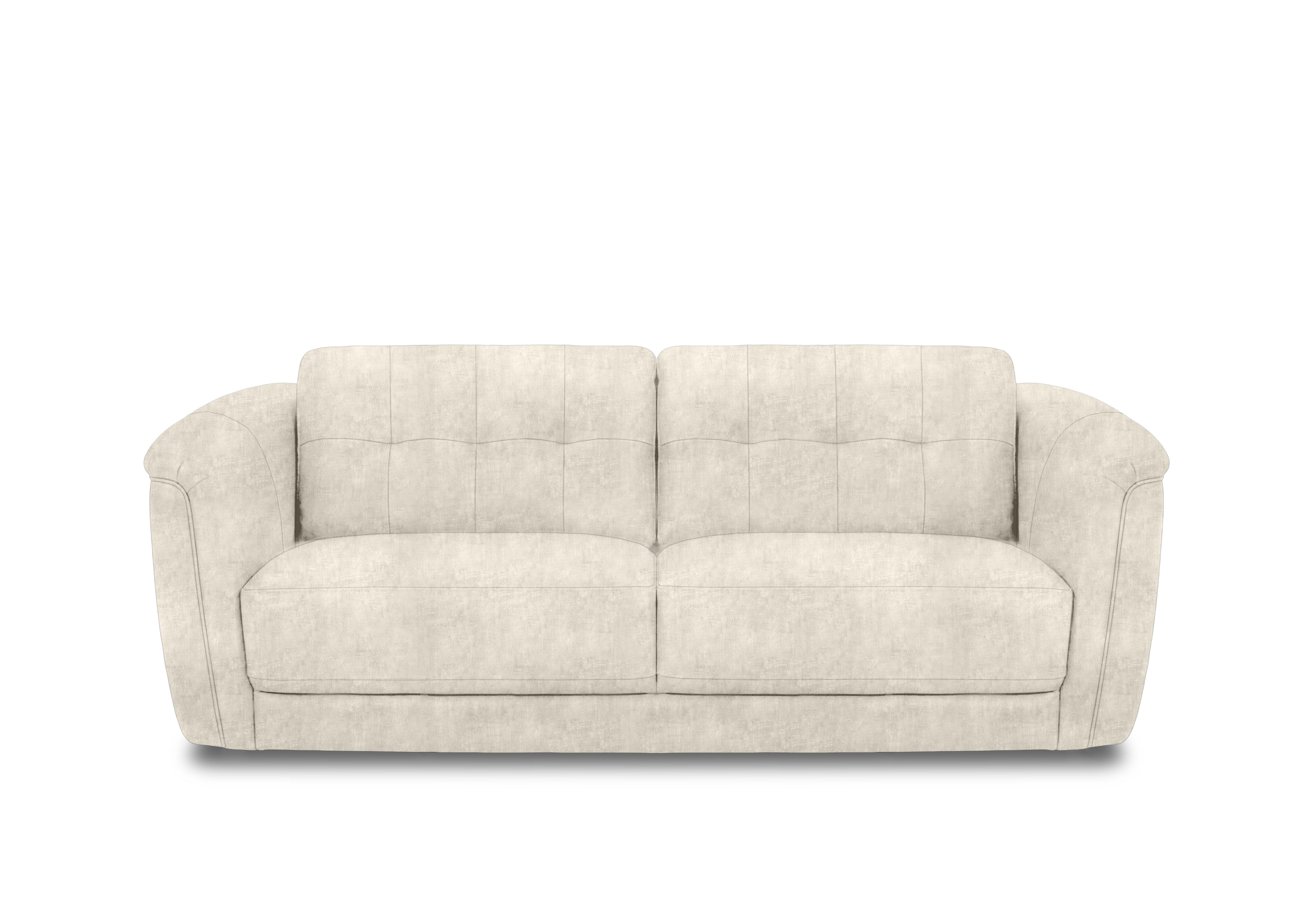 Monarch 3 Seater Fabric Sofa in Hudson Ivory 25102 on Furniture Village