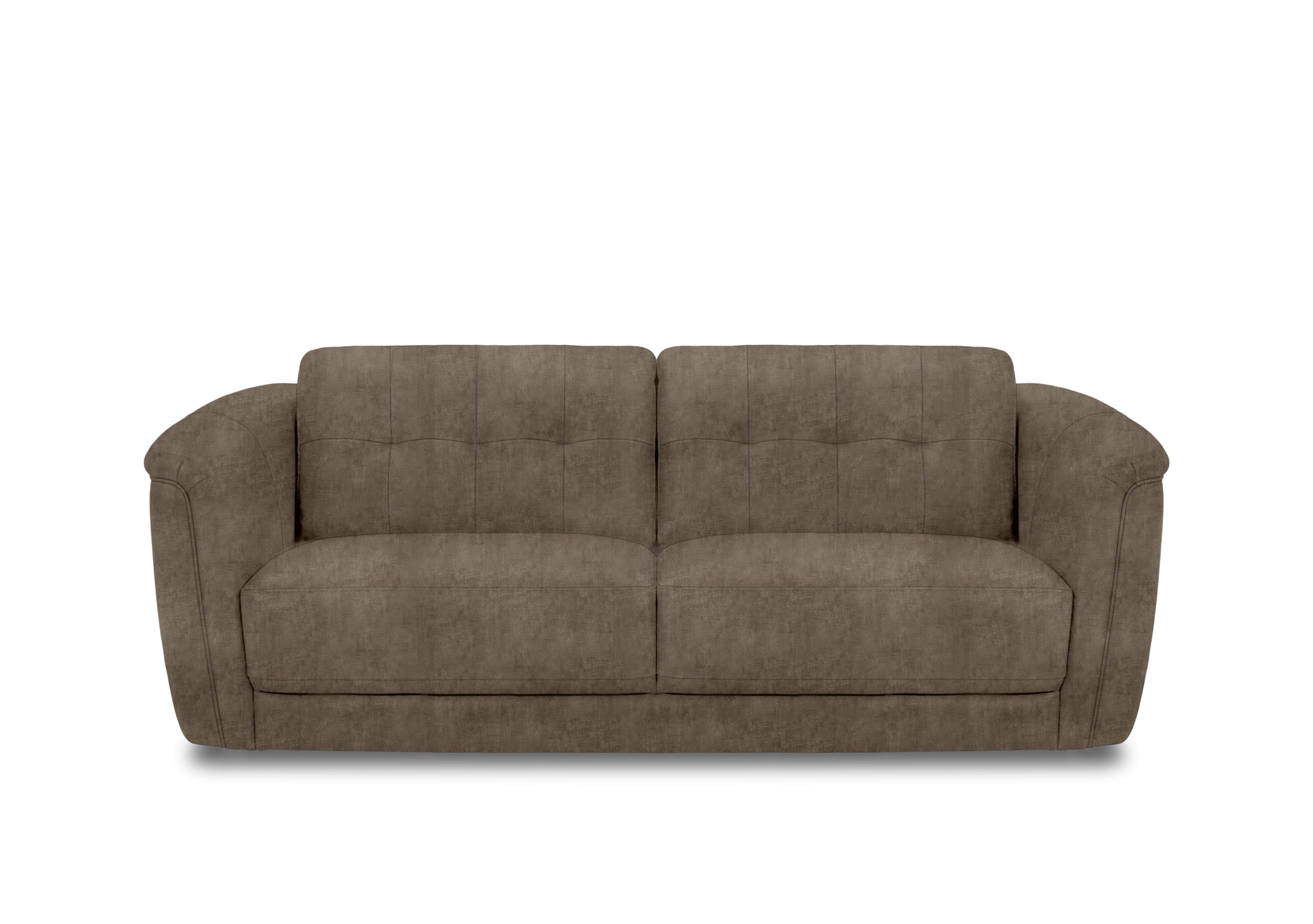 Monarch 3 Seater Fabric Sofa in Hudson Mocha 25431 on Furniture Village