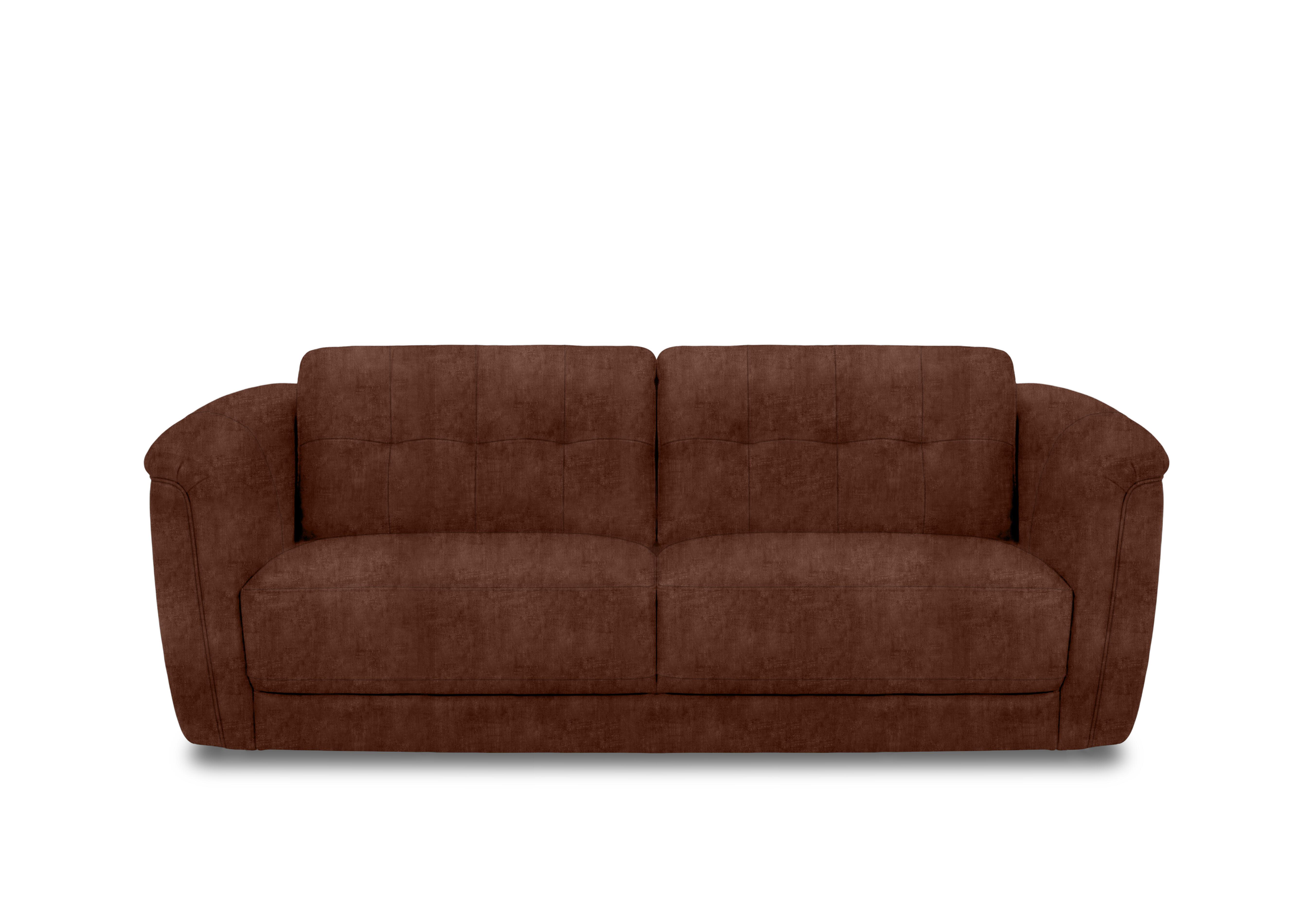 Monarch 3 Seater Fabric Sofa in Hudson Rust 25500 on Furniture Village