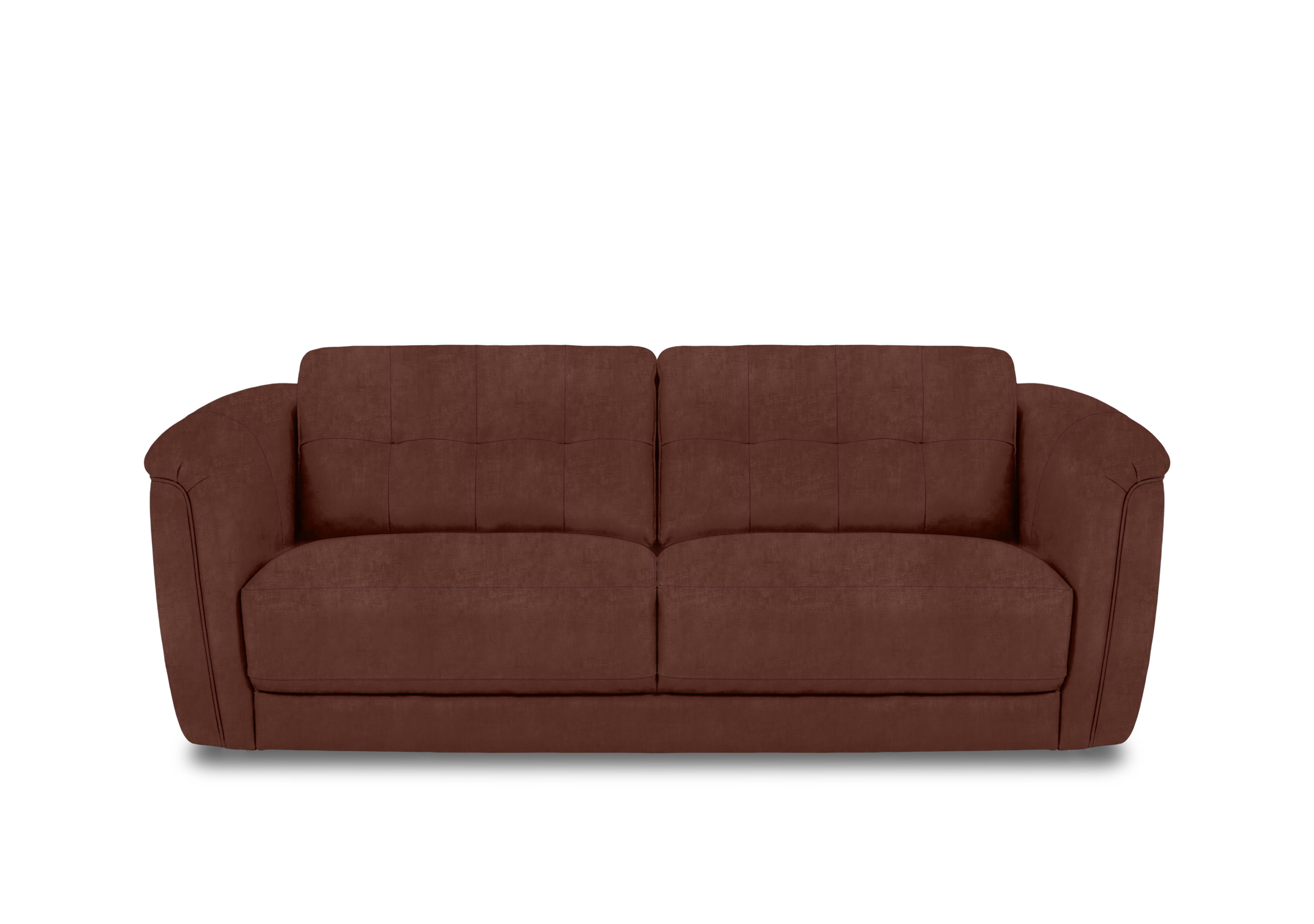Monarch 3 Seater Fabric Sofa in Manhattan Burnt Sienna 58008 on Furniture Village