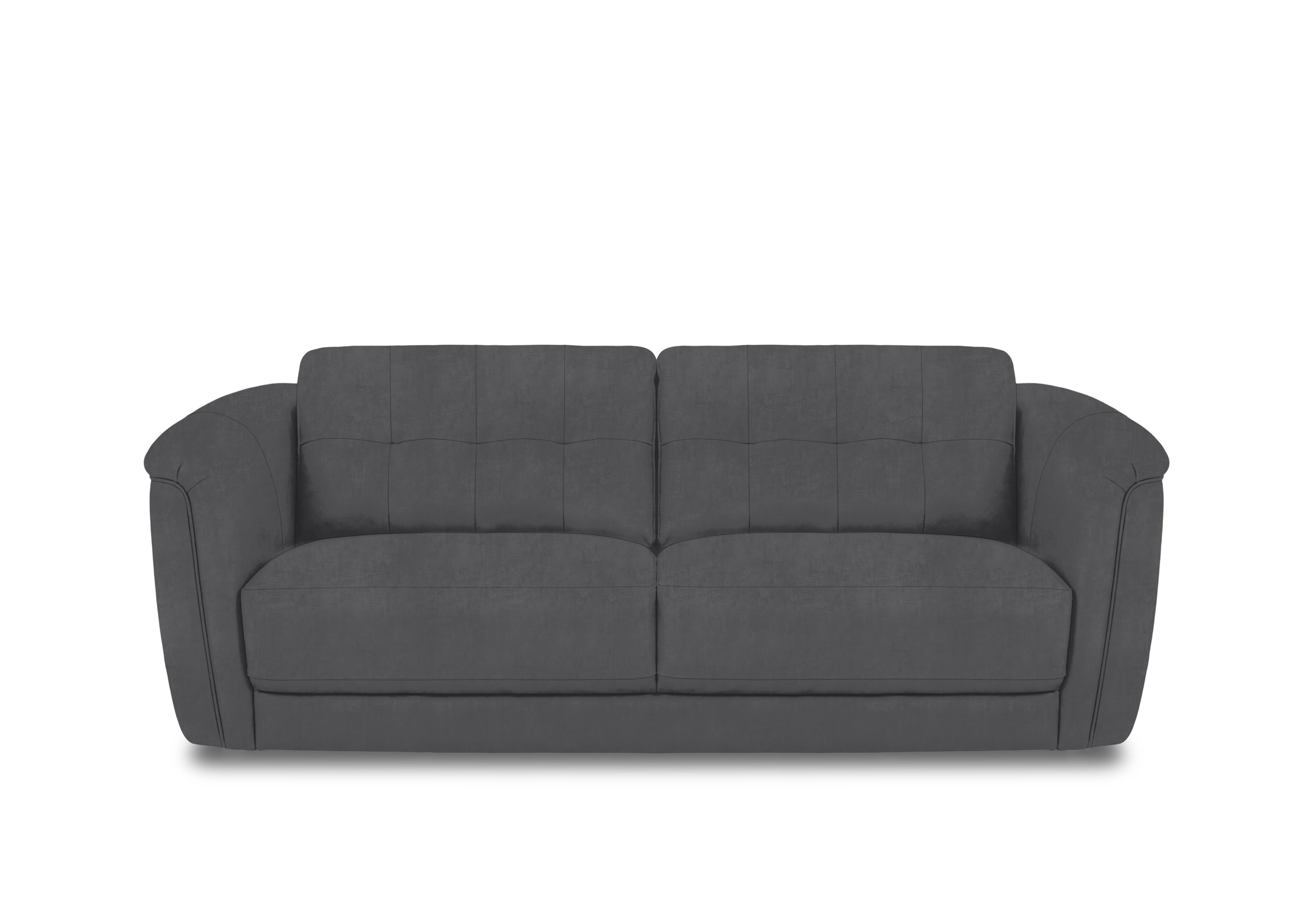 Monarch 3 Seater Fabric Sofa in Manhattan Charcoal 58003 on Furniture Village