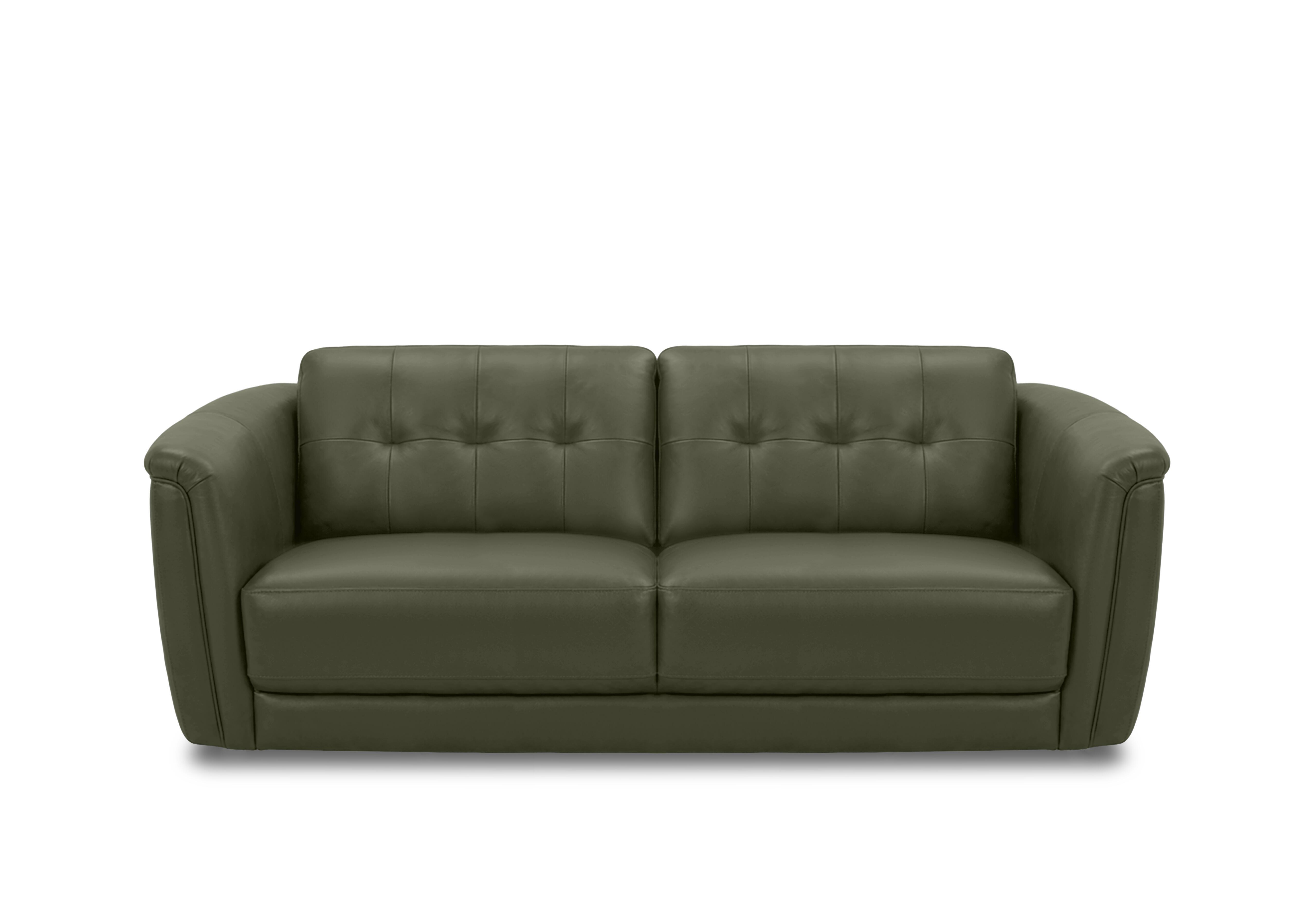 Monarch 3 Seater Leather Sofa in Oslo Pine Cat-40/10 on Furniture Village