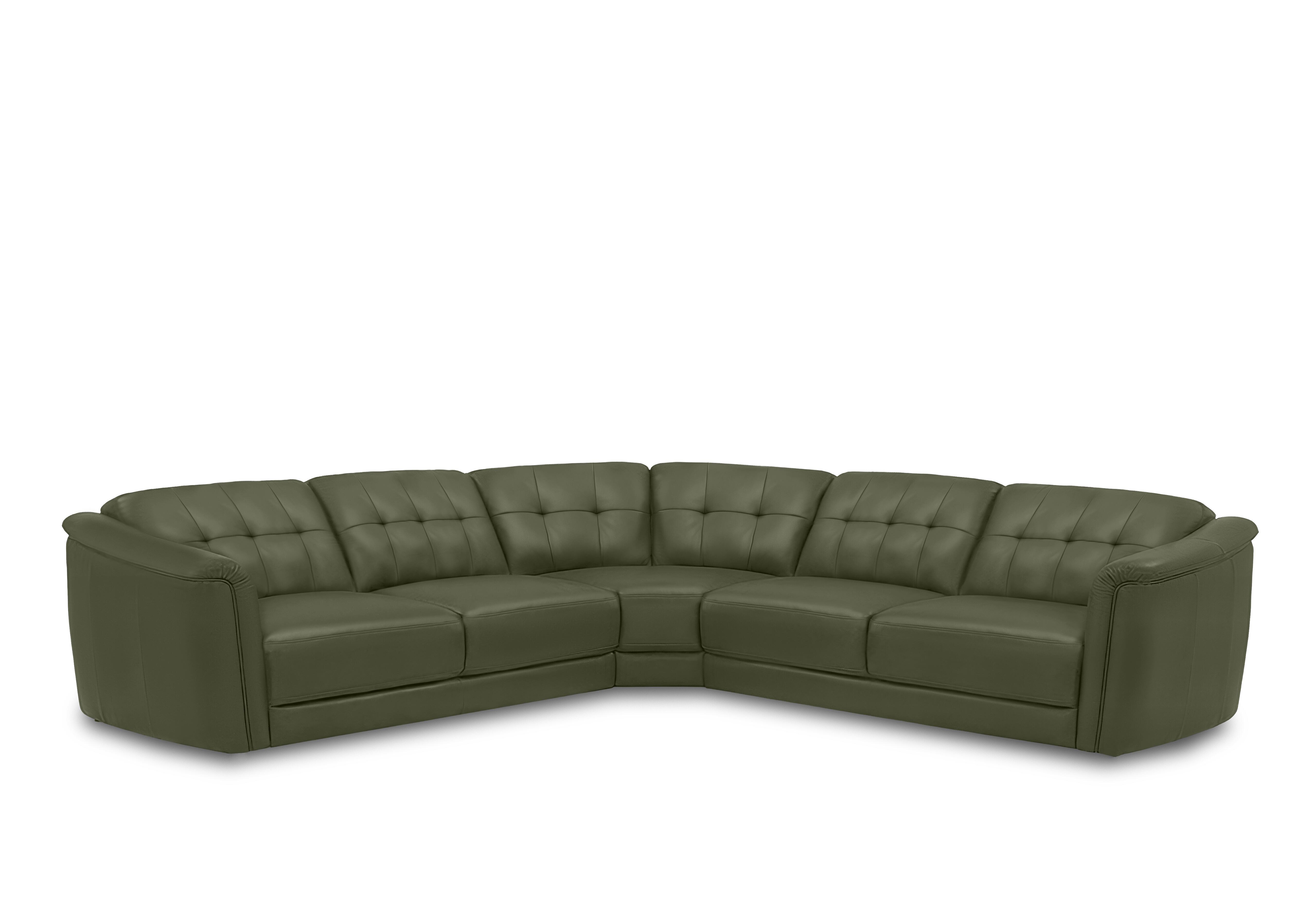 Monarch Leather Large Corner Sofa in Oslo Pine Cat-40/10 on Furniture Village