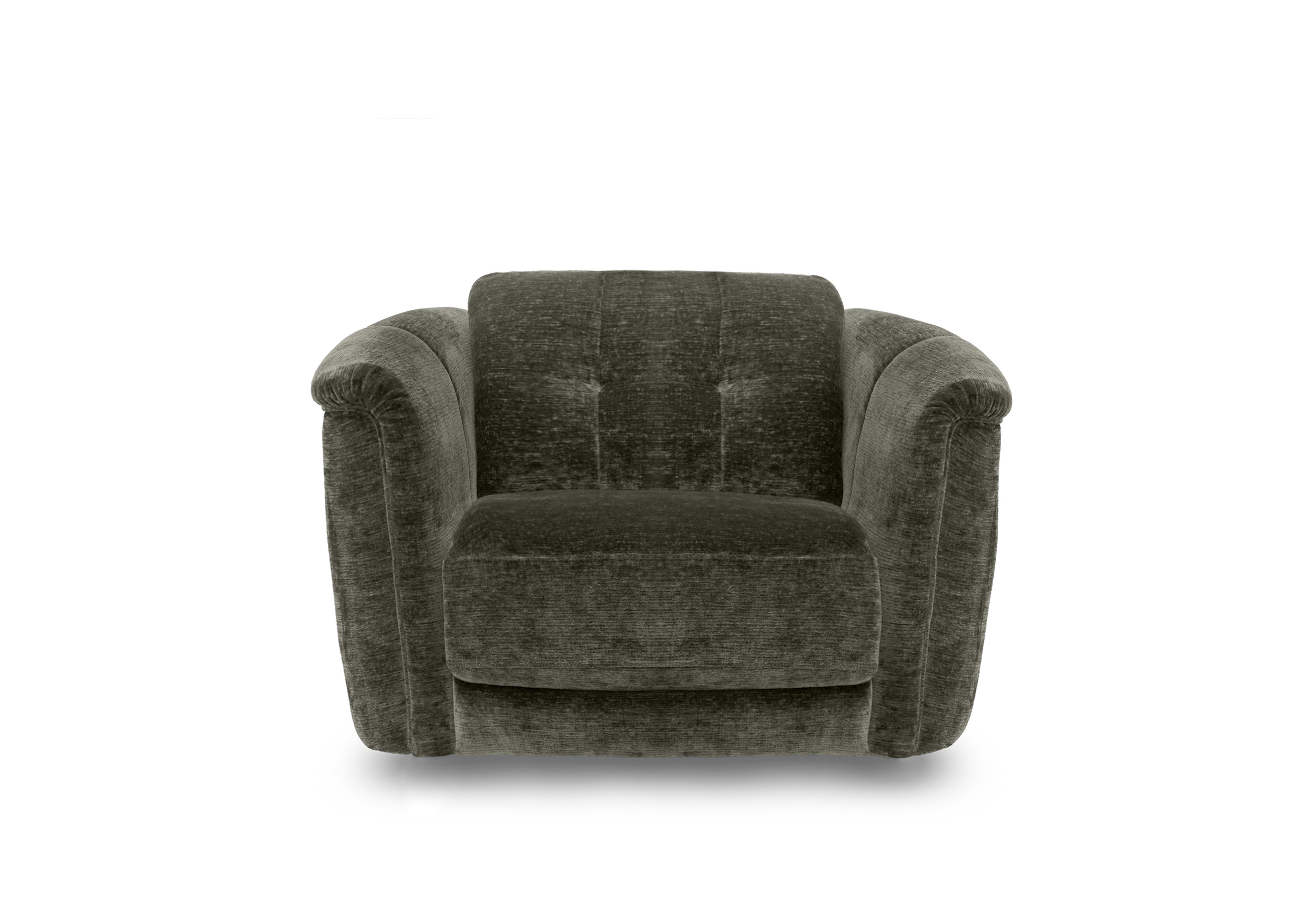 Monarch Fabric Cuddler Chair in Aston Jungle 47519 on Furniture Village