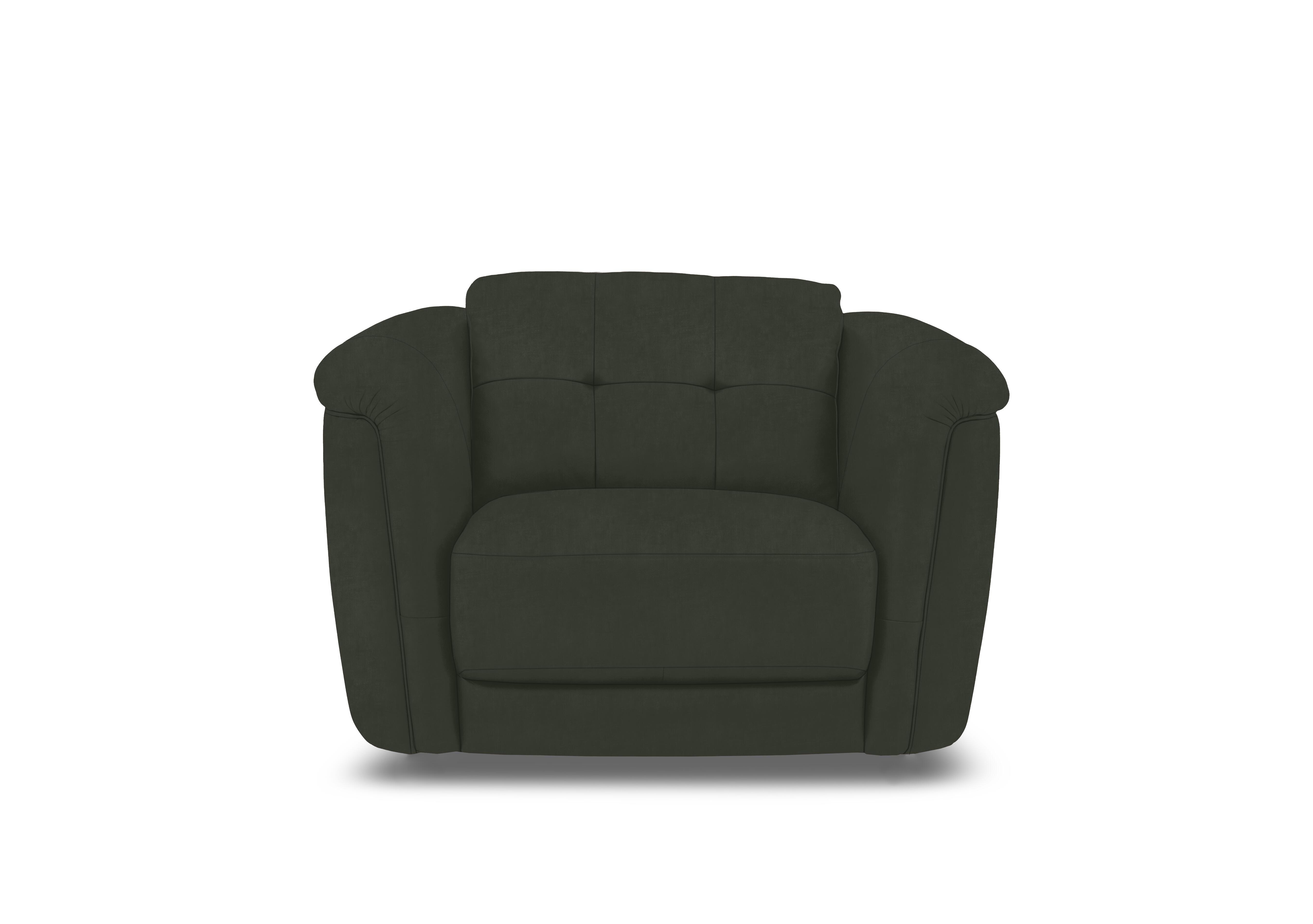 Monarch Fabric Cuddler Chair in Manhattan Pine 58001 on Furniture Village