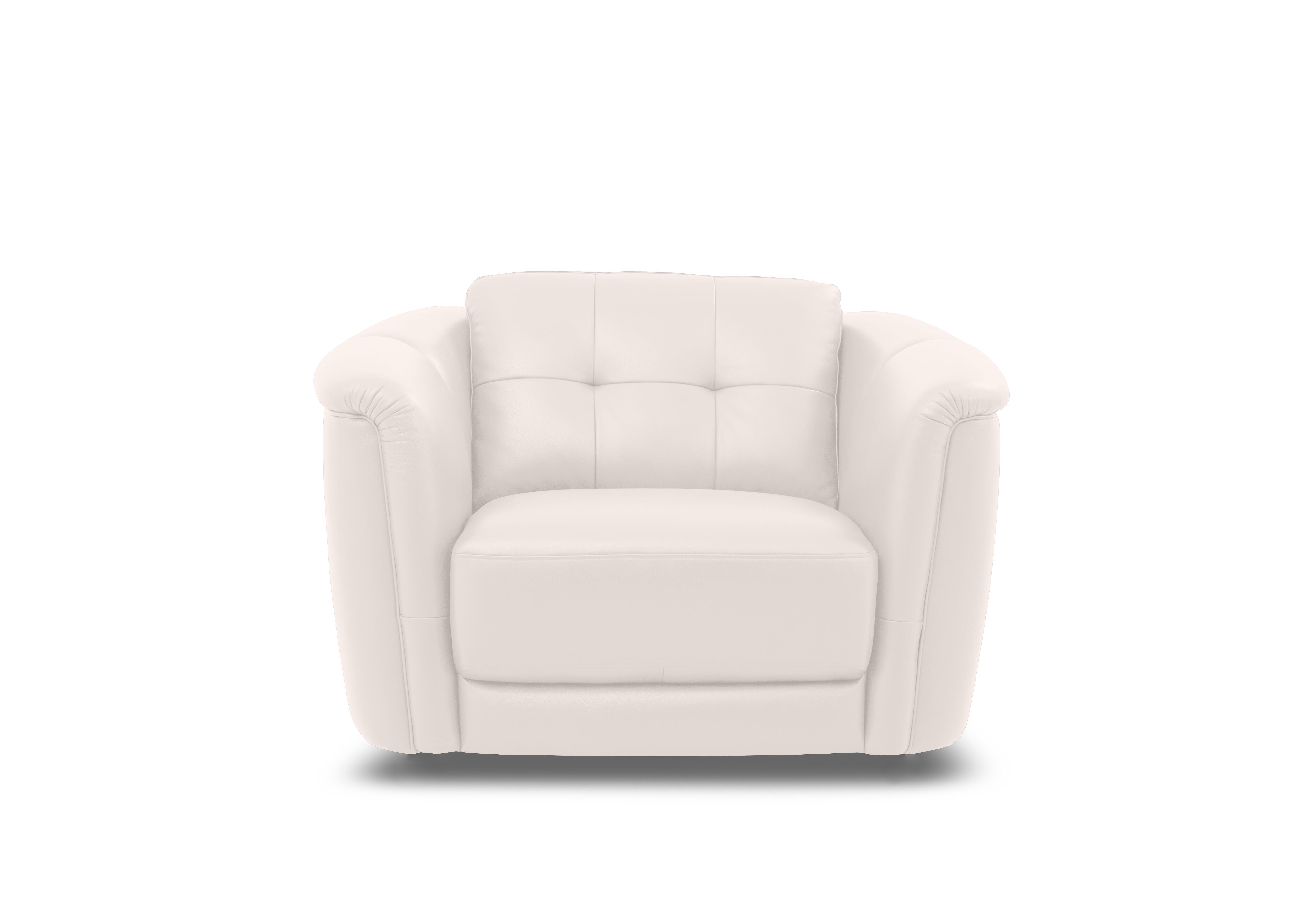 Monarch Leather Cuddler Chair in Oslo Cotton Cat-40/13 on Furniture Village