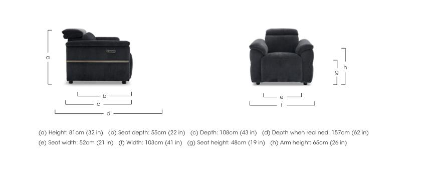 Dolomite Fabric Chair in  on Furniture Village