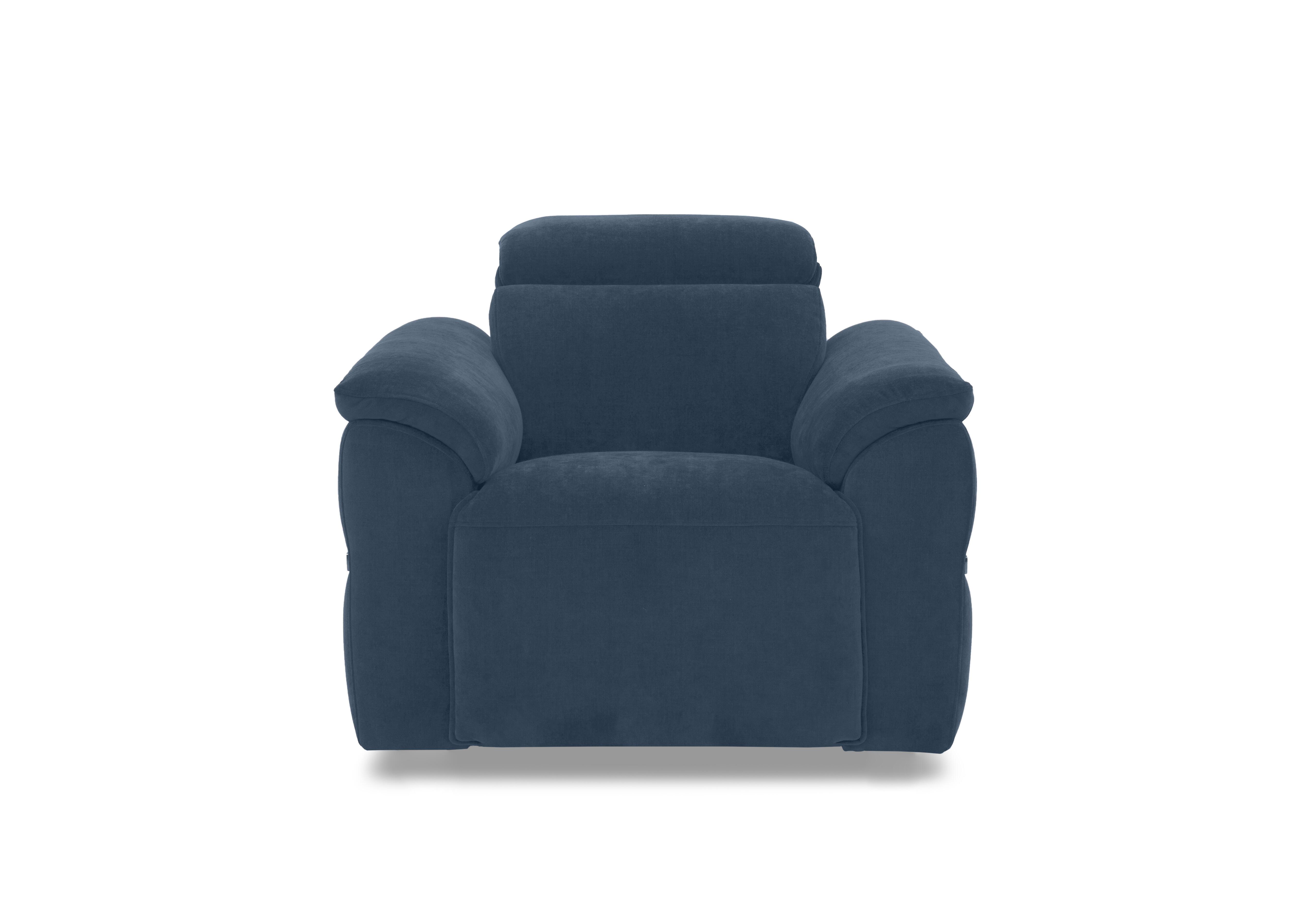 Dolomite Fabric Chair in Bella Navy 43330 on Furniture Village