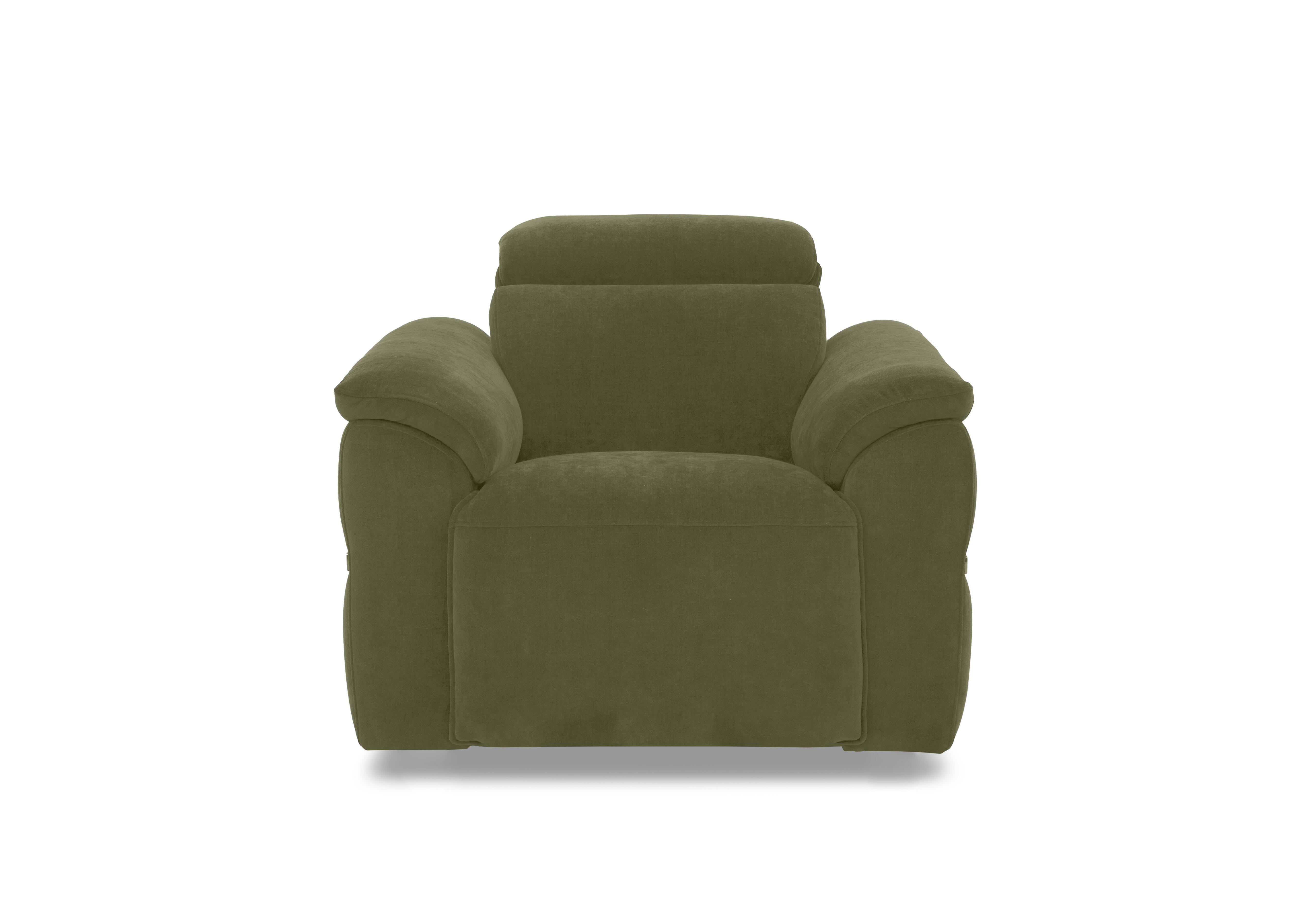 Dolomite Fabric Chair in Bella Olive 43351 on Furniture Village