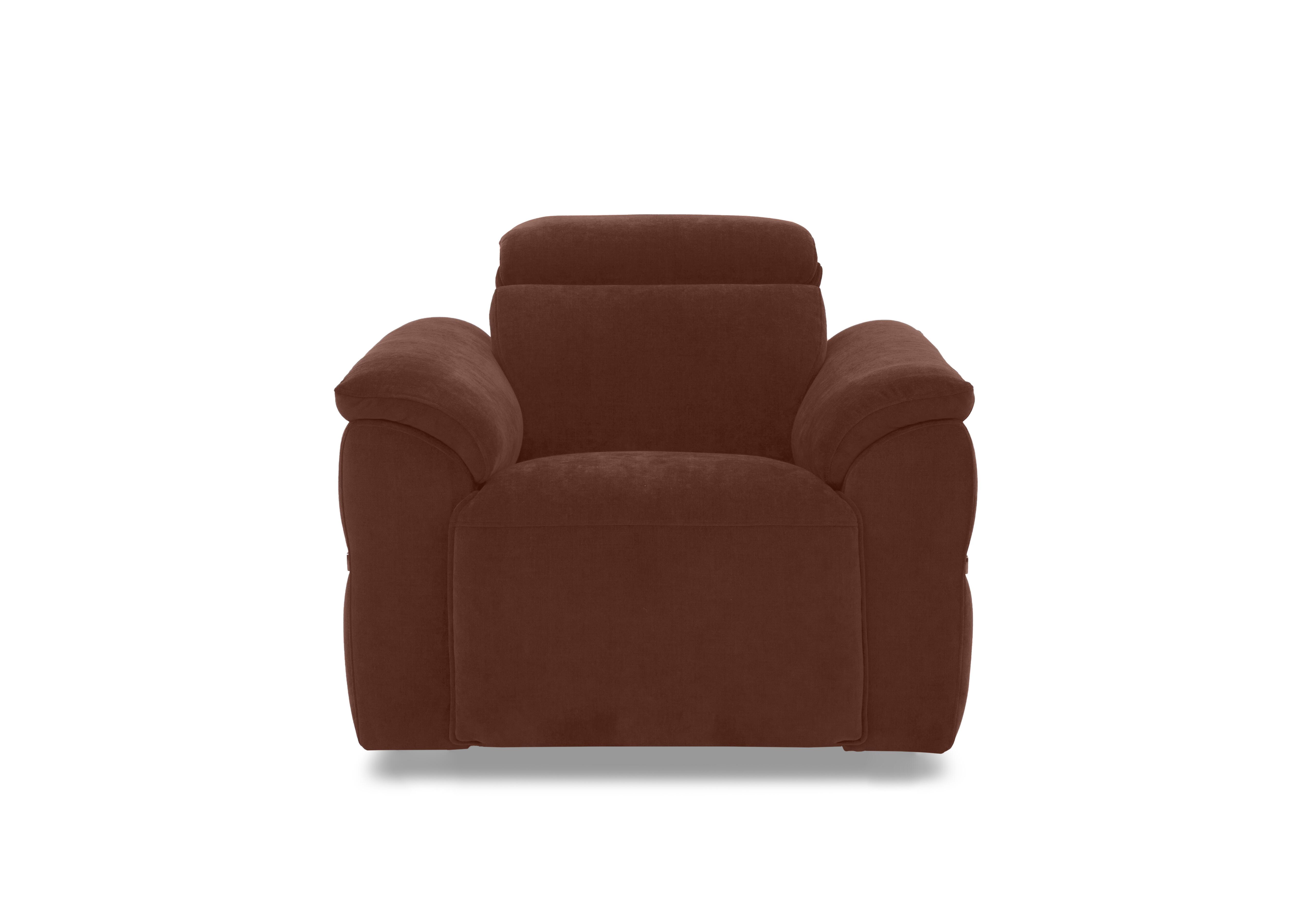 Dolomite Fabric Chair in Bella Rust 43232 on Furniture Village