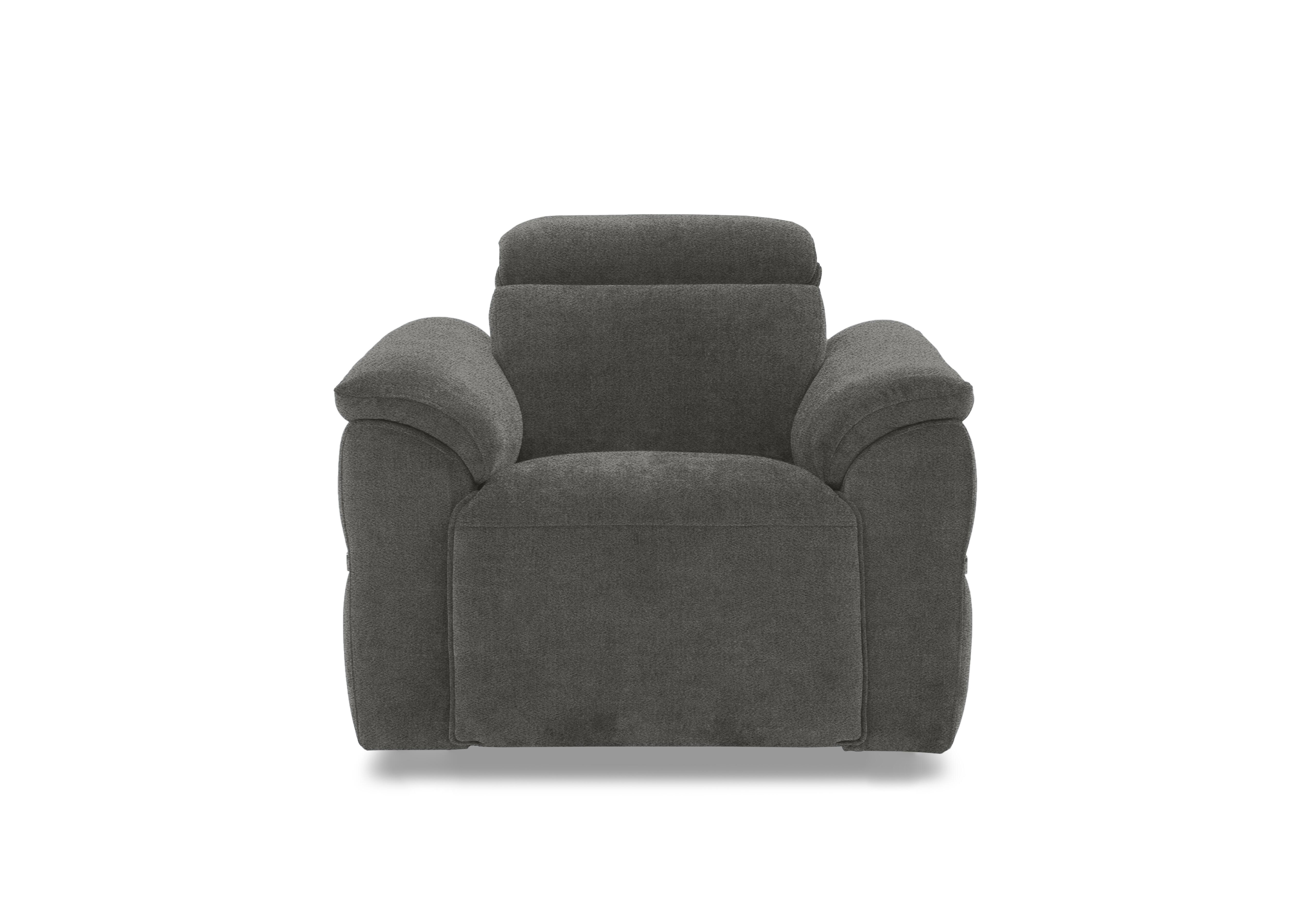 Dolomite Fabric Chair in Hudson Charcoal 25460 on Furniture Village