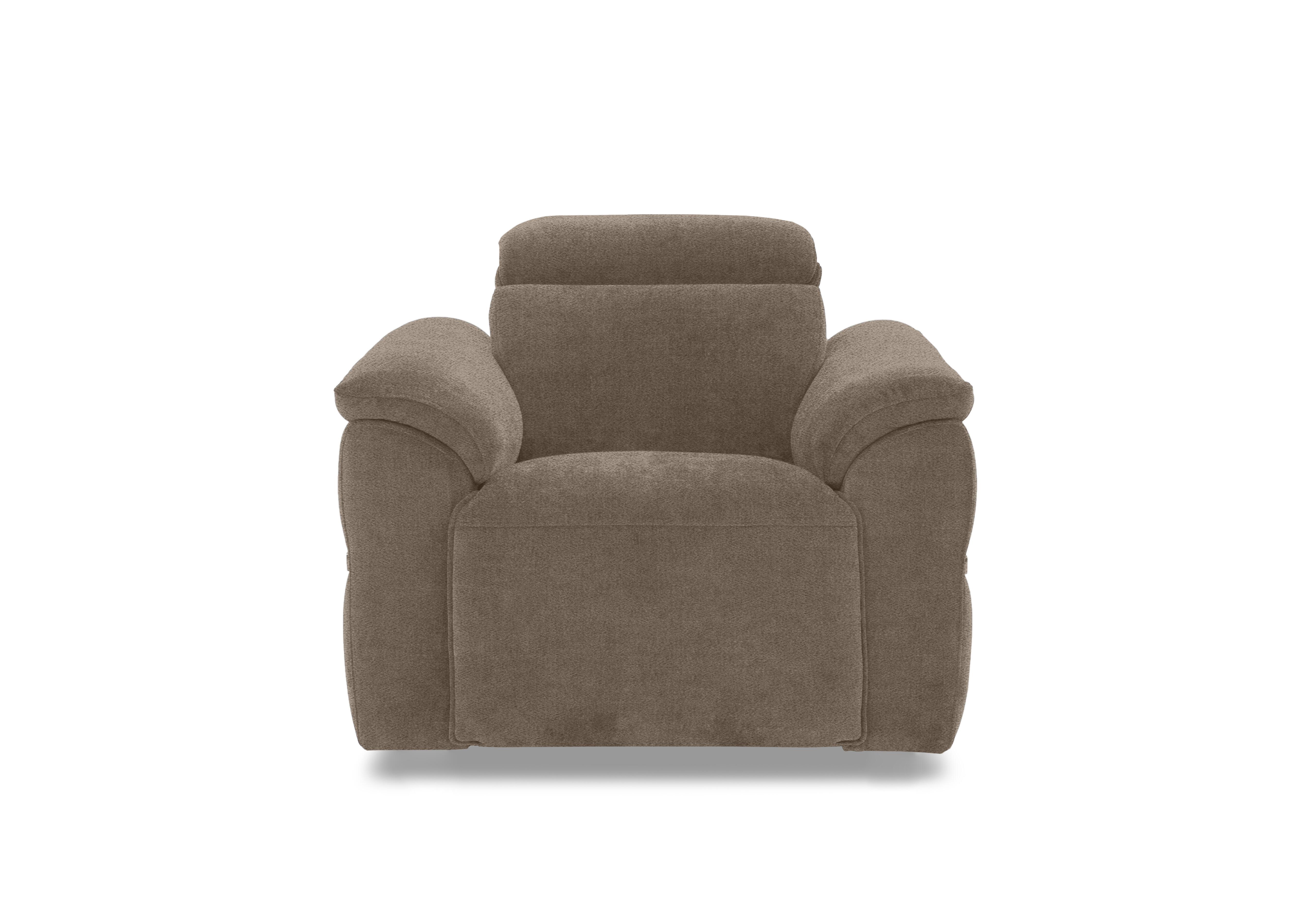 Dolomite Fabric Chair in Hudson Mocha 25431 on Furniture Village