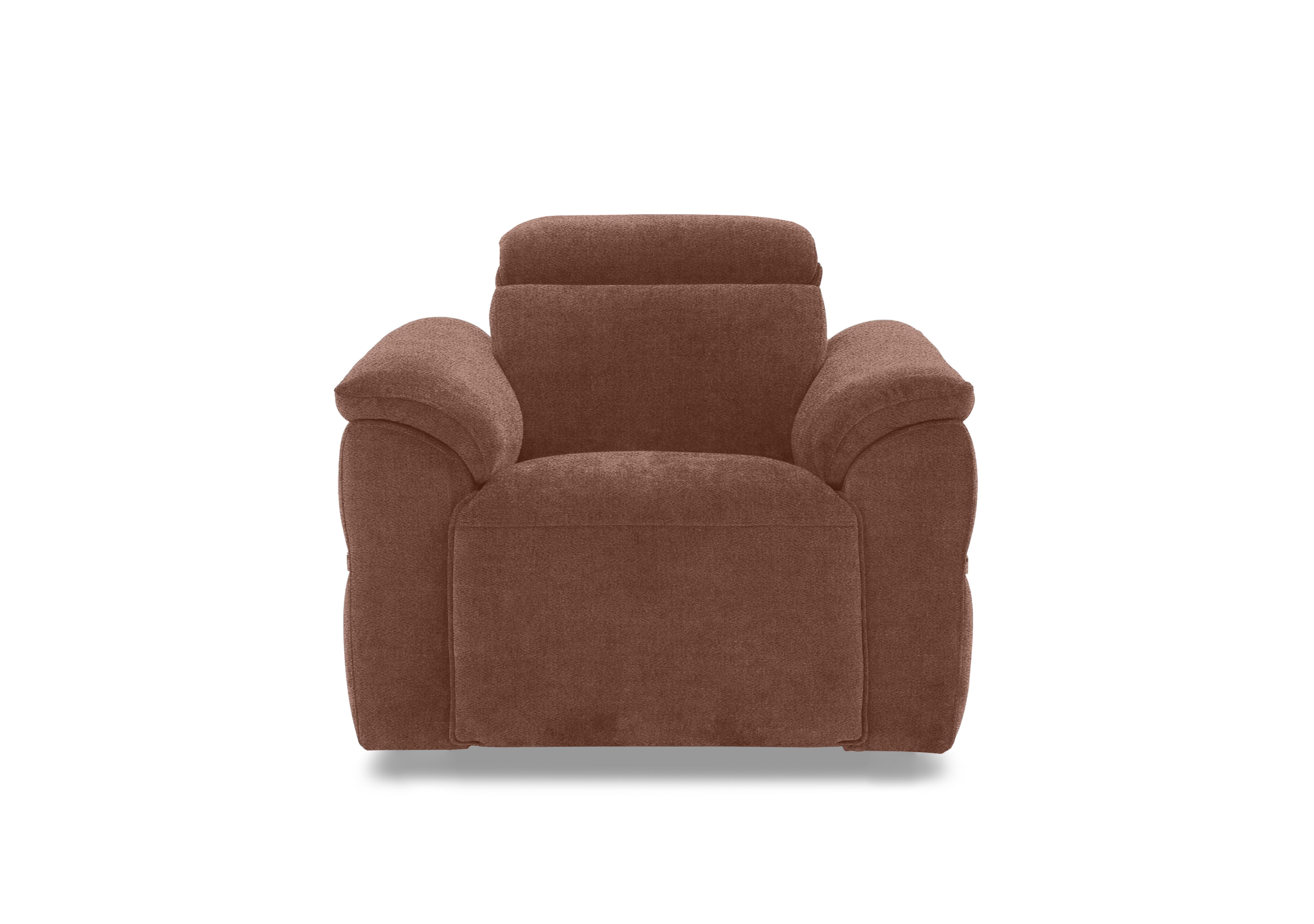 Dolomite Fabric Chair in Hudson Rust 25500 on Furniture Village