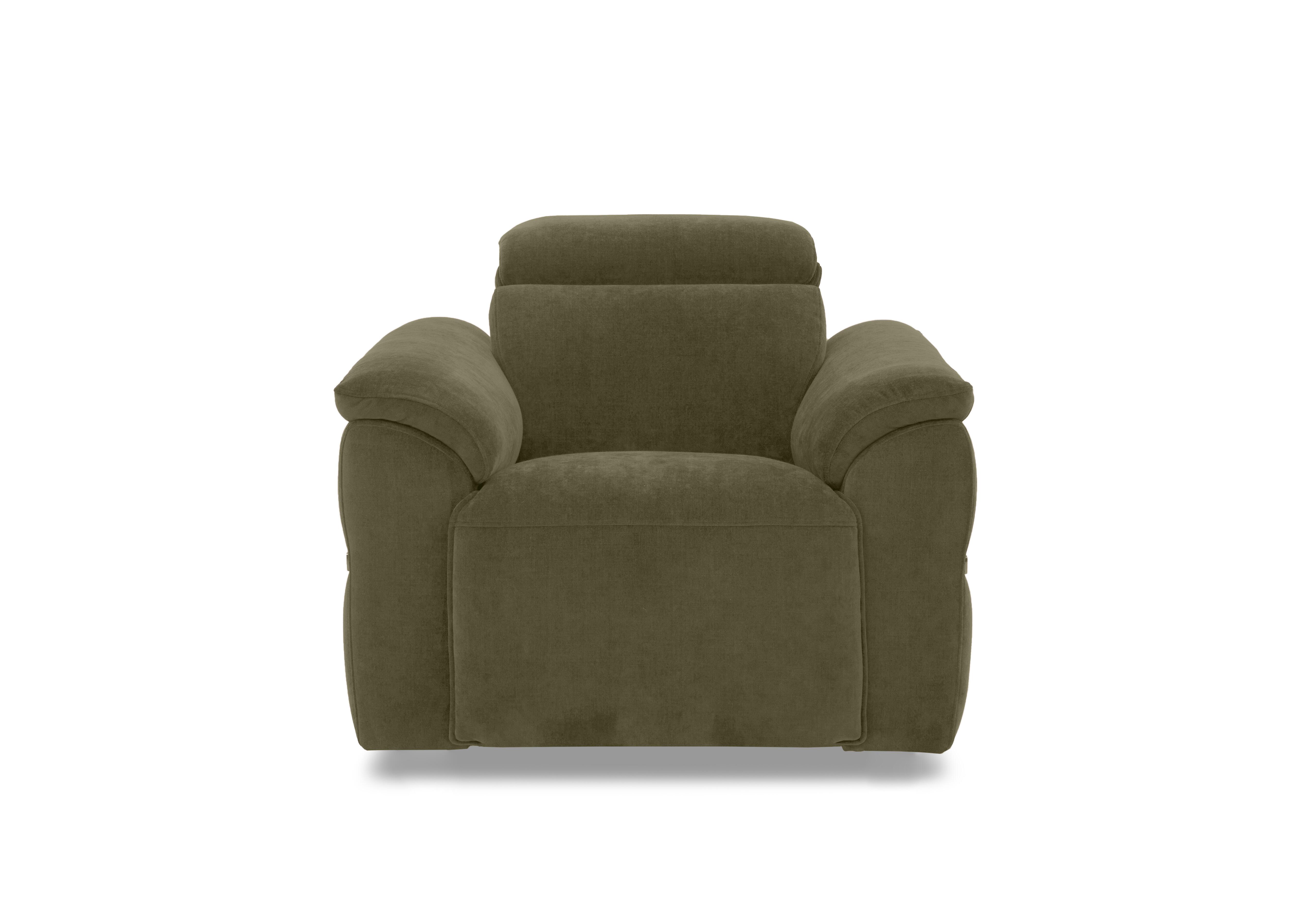 Dolomite Fabric Chair in Manhattan Olive Green 58006 on Furniture Village