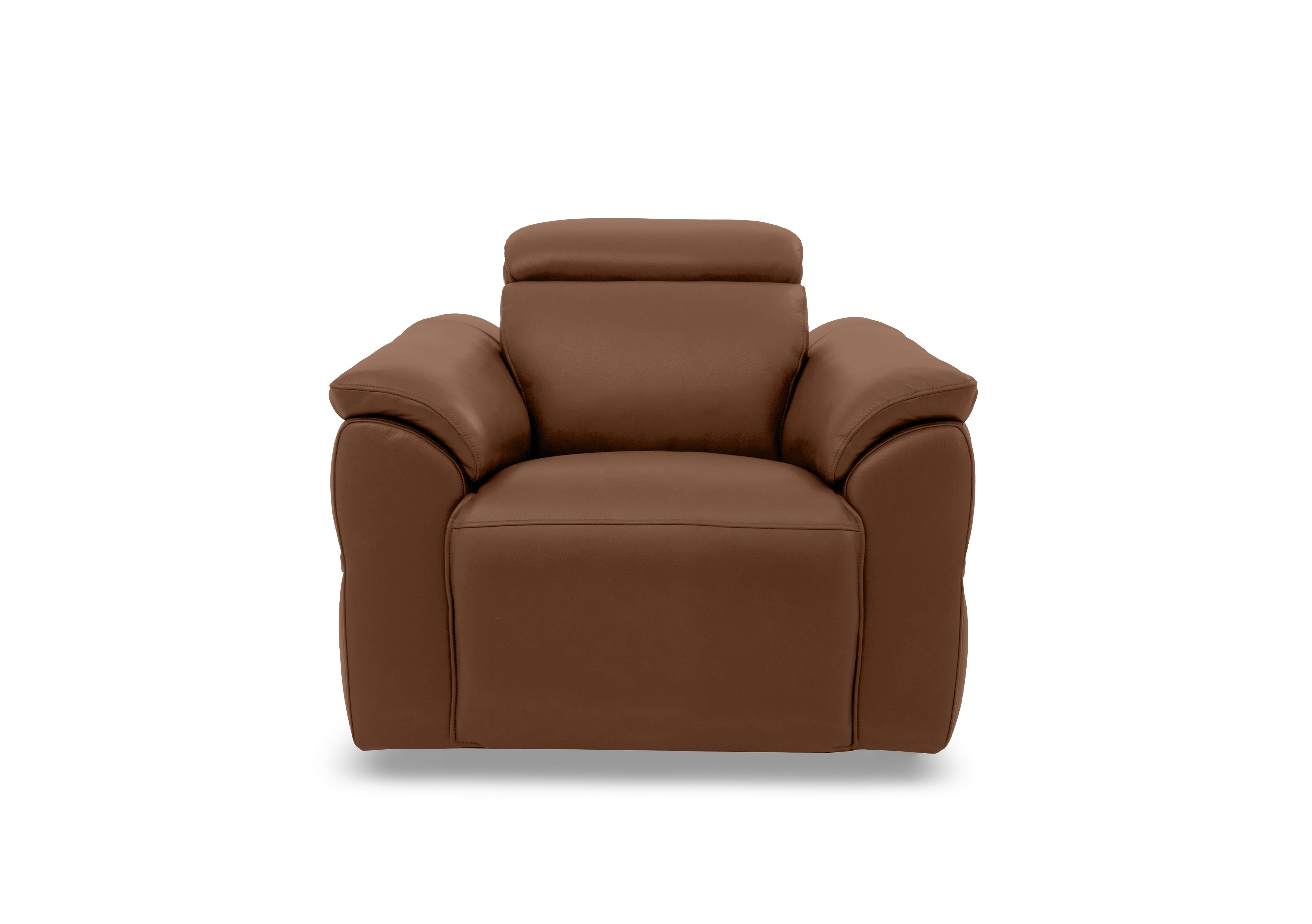 Dolomite Leather Chair in Montana Butterscotch Cat-60/07 on Furniture Village