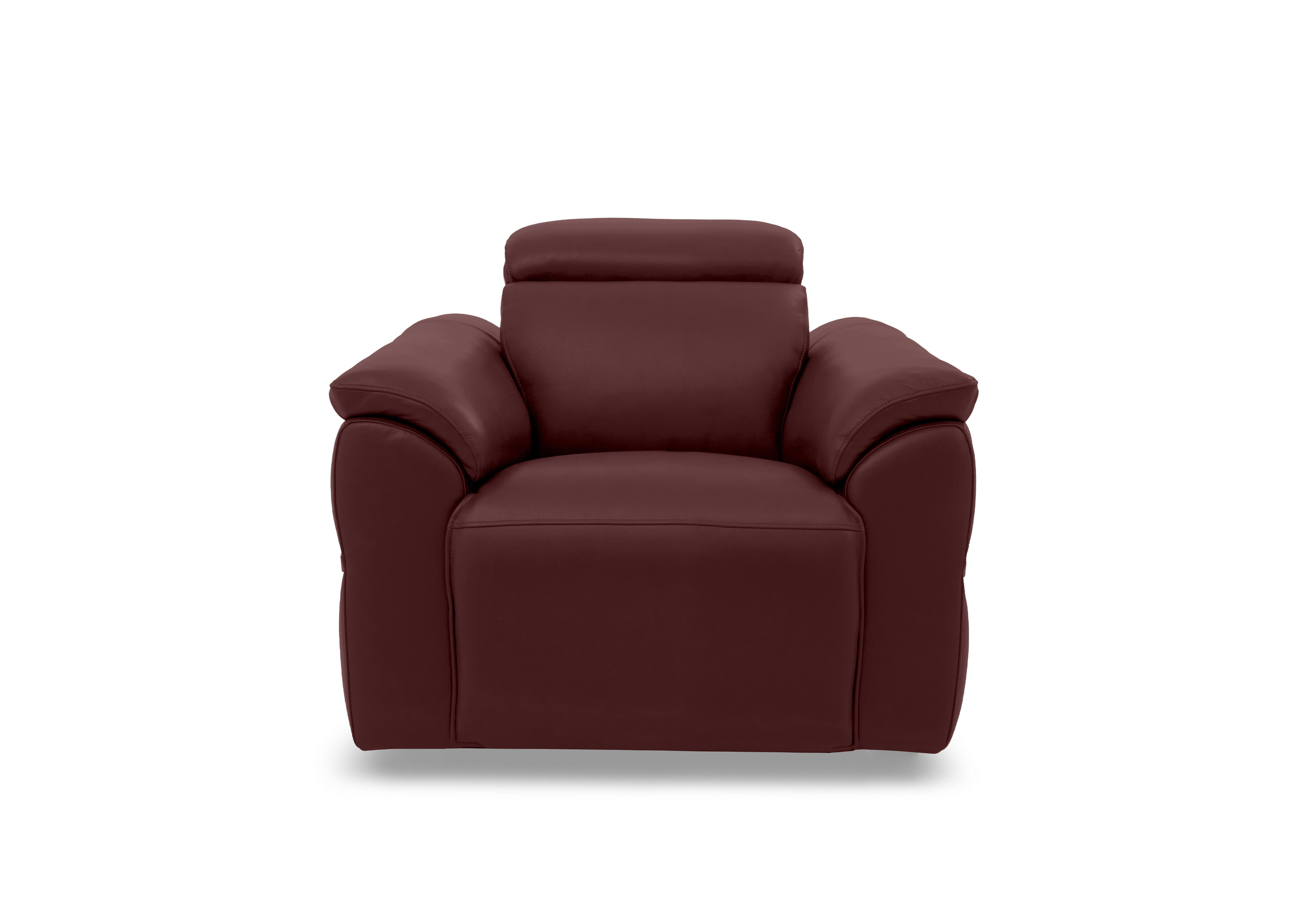 Dolomite Leather Chair in Montana Ruby Cat-60/15 on Furniture Village