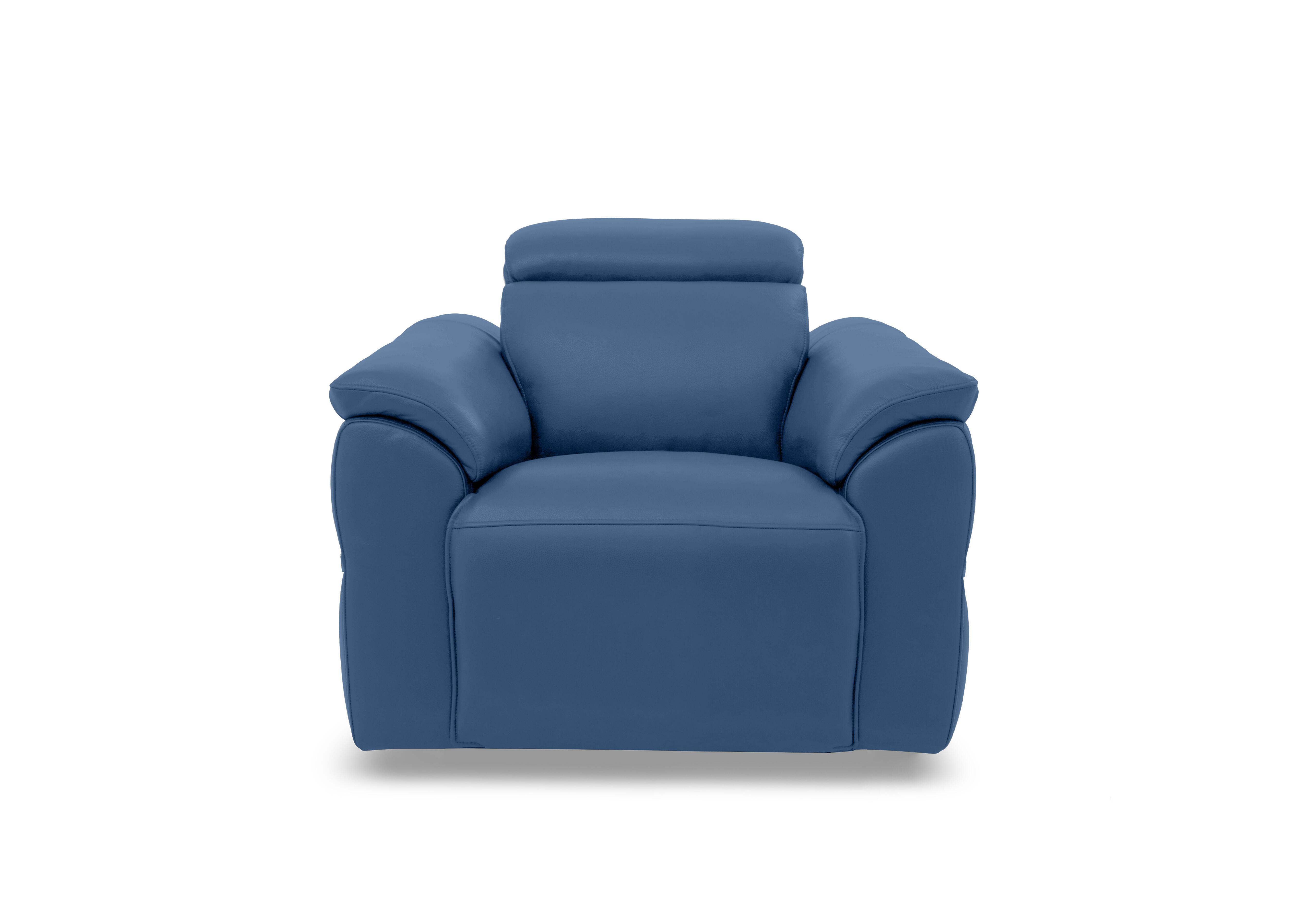 Dolomite Leather Chair in Oslo Aegean Cat-40/12 on Furniture Village