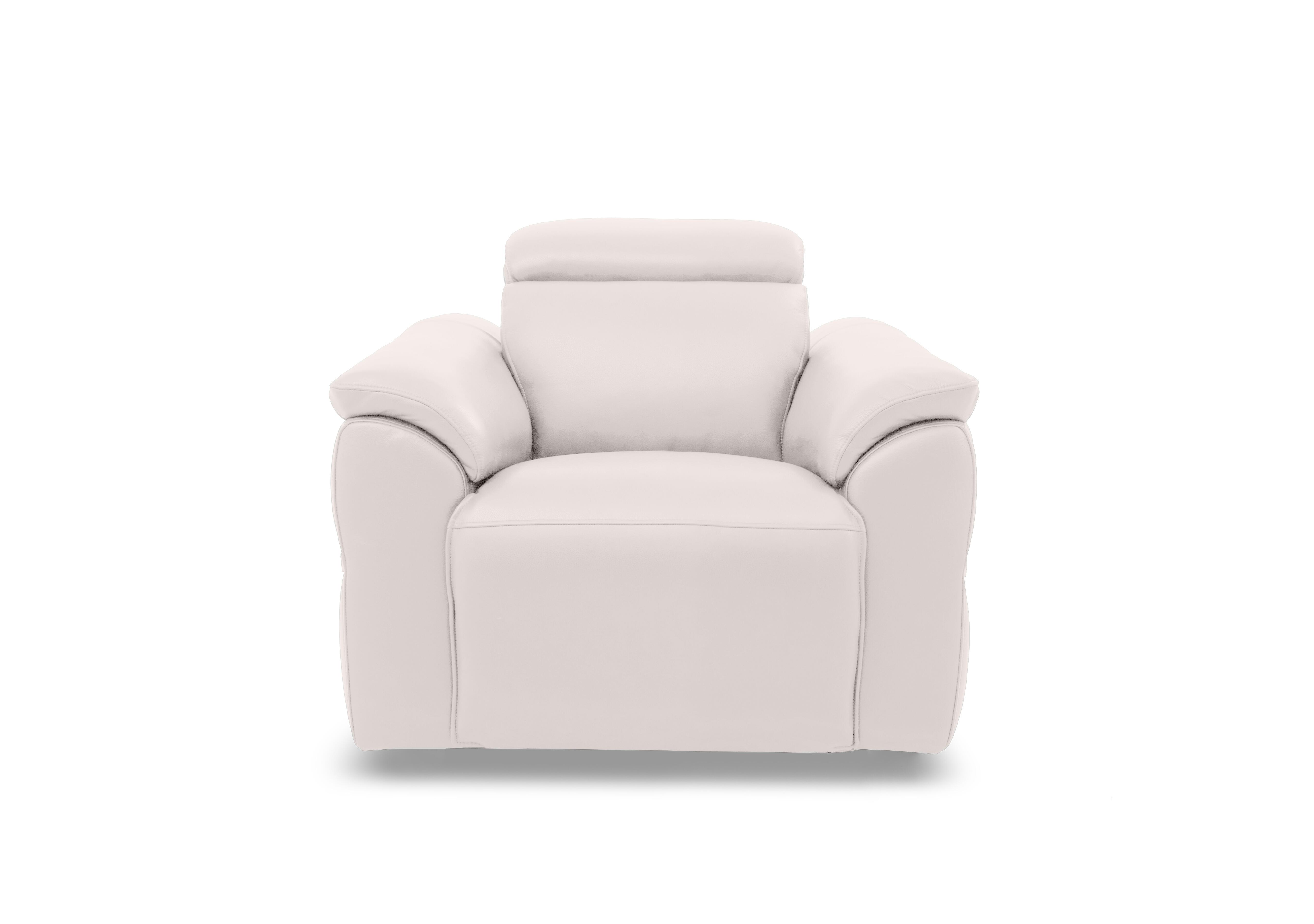 Dolomite Leather Chair in Oslo Cotton Cat-40/13 on Furniture Village