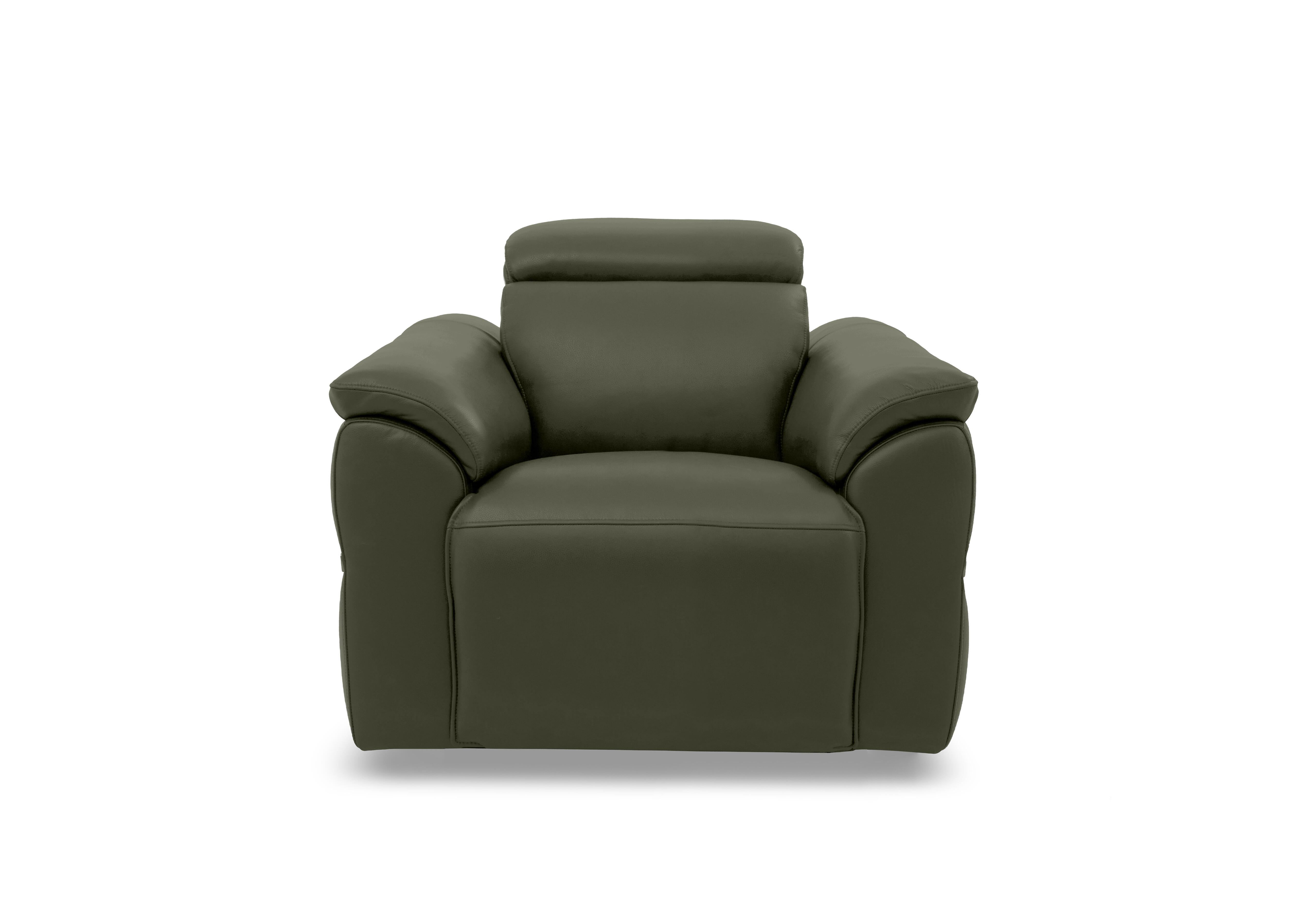 Dolomite Leather Chair in Oslo Pine Cat-40/10 on Furniture Village