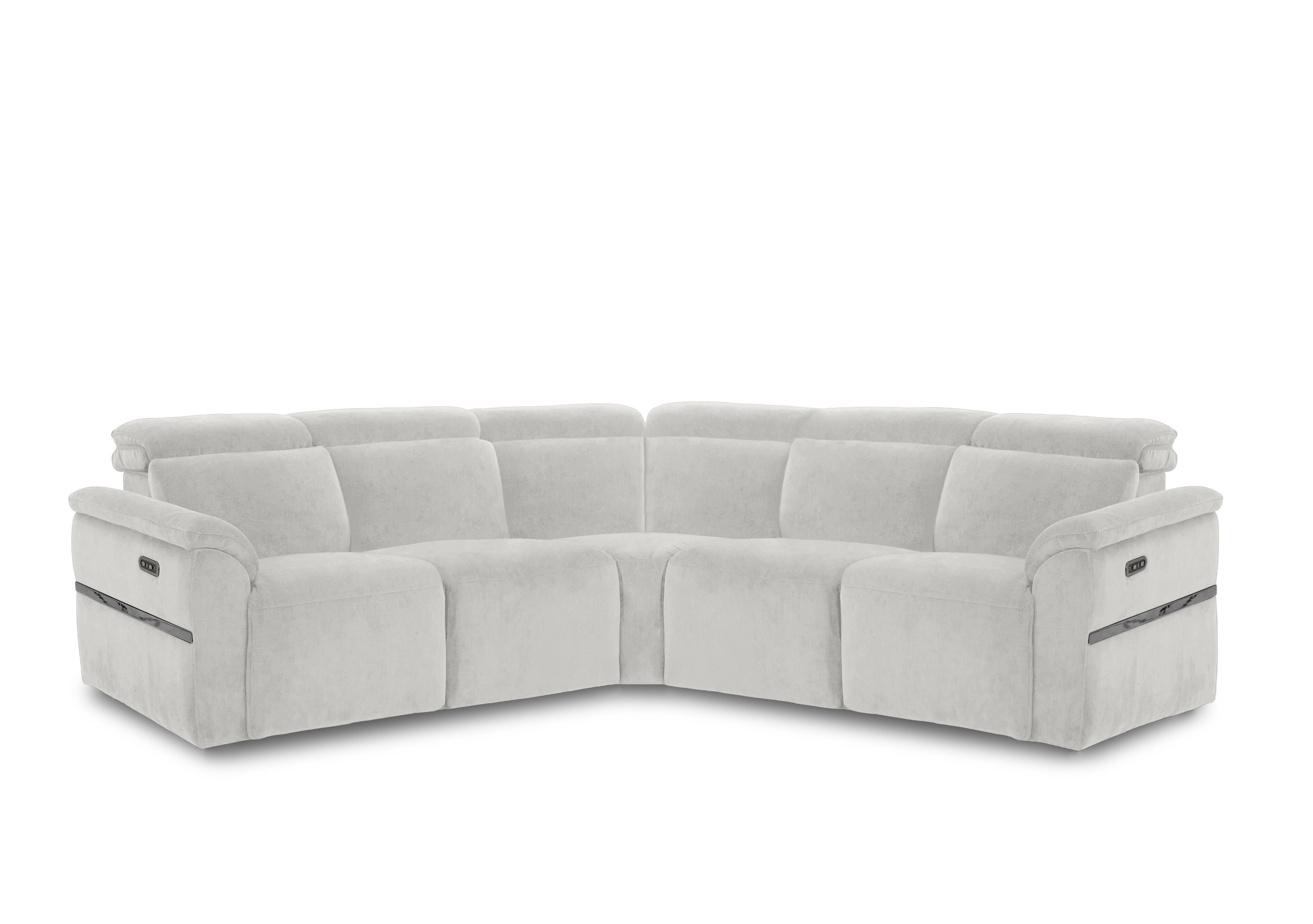 Dolomite Large Fabric Corner Sofa in Manhattan Stone 58004 on Furniture Village