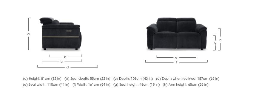 Dolomite 2 Seater Fabric Sofa in  on Furniture Village