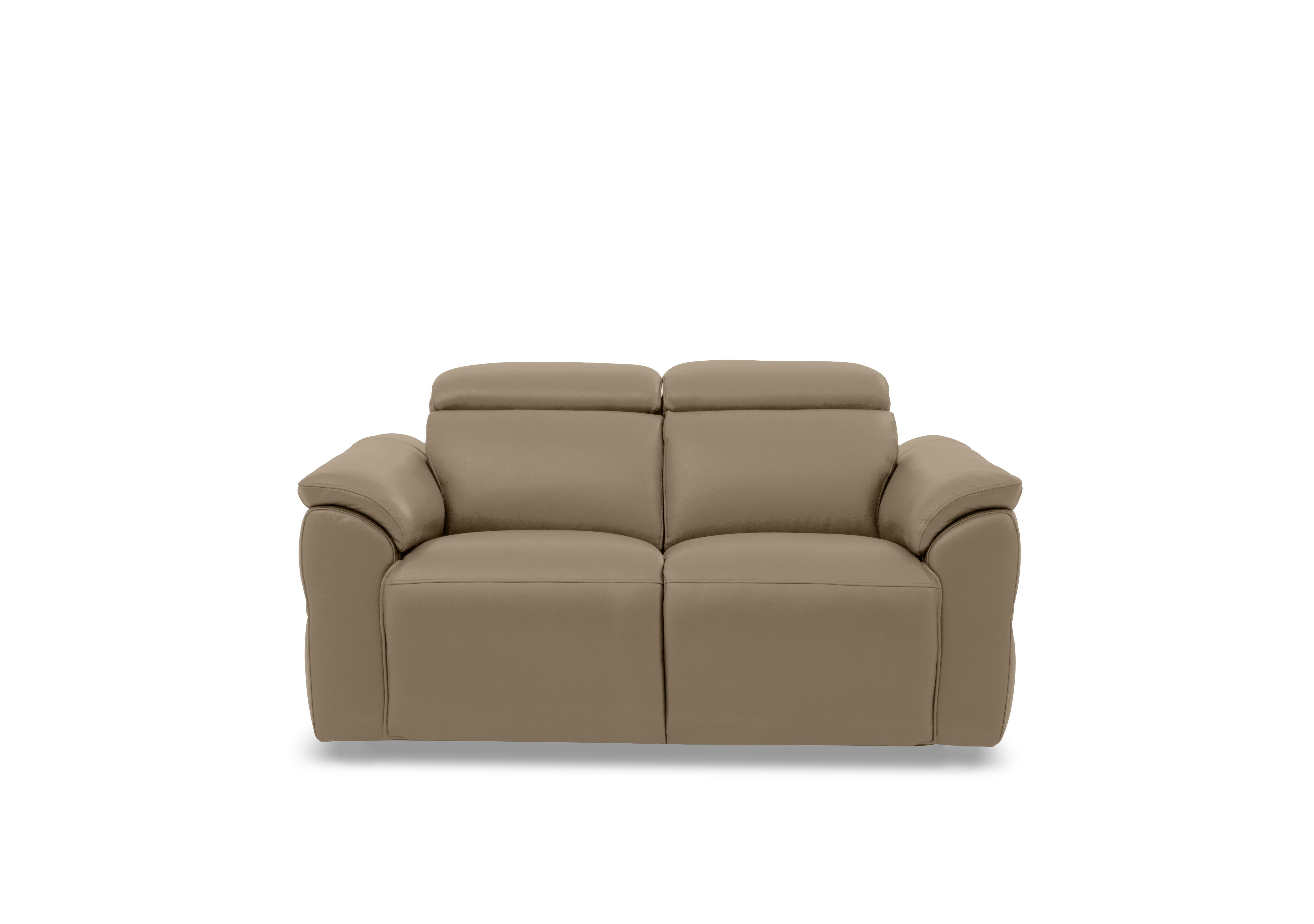 Dolomite 2 Seater Leather Sofa in Montana Barley Cat-60/06 on Furniture Village