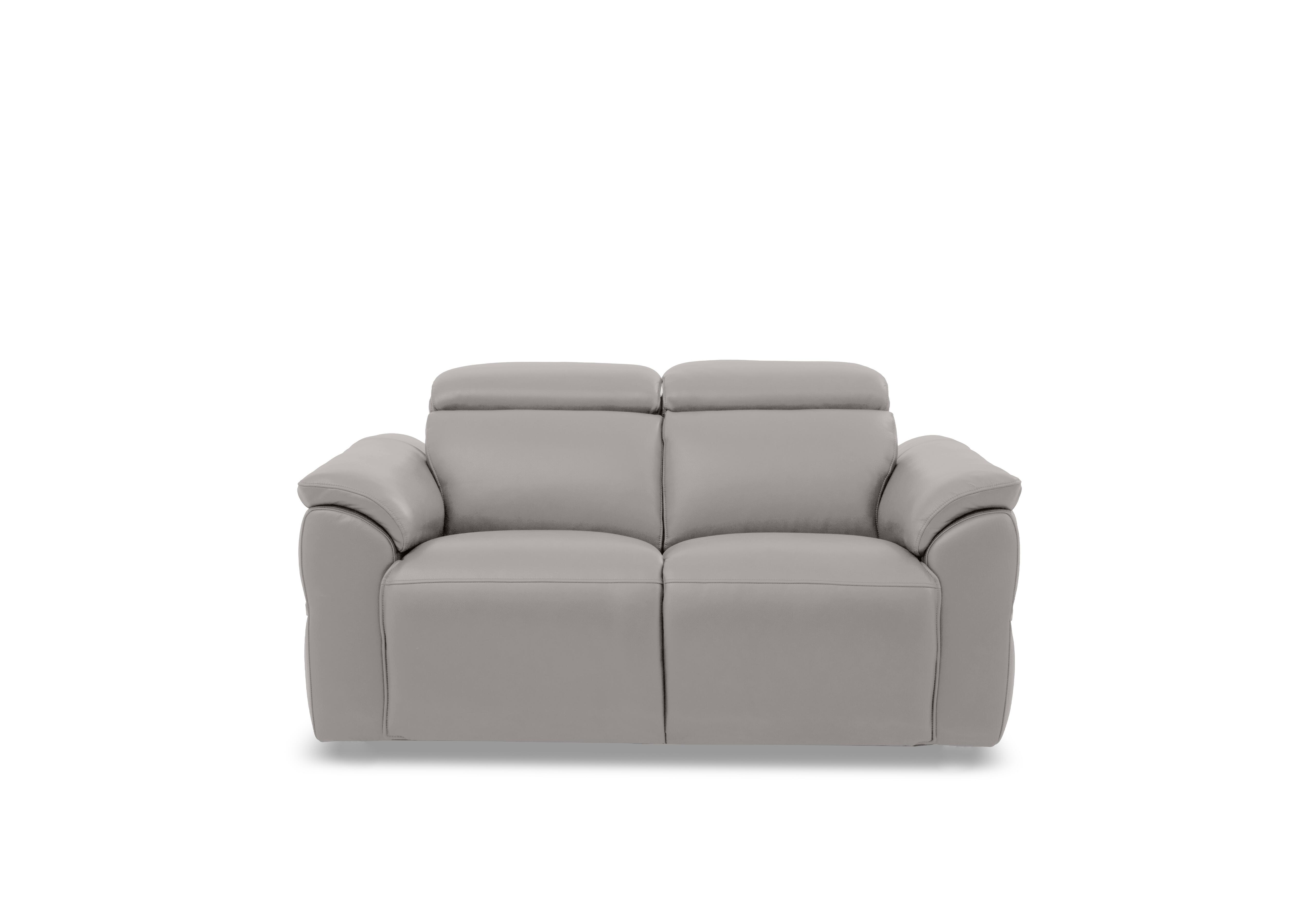 Dolomite 2 Seater Leather Sofa in Montana Lead Grey Cat-60/23 on Furniture Village