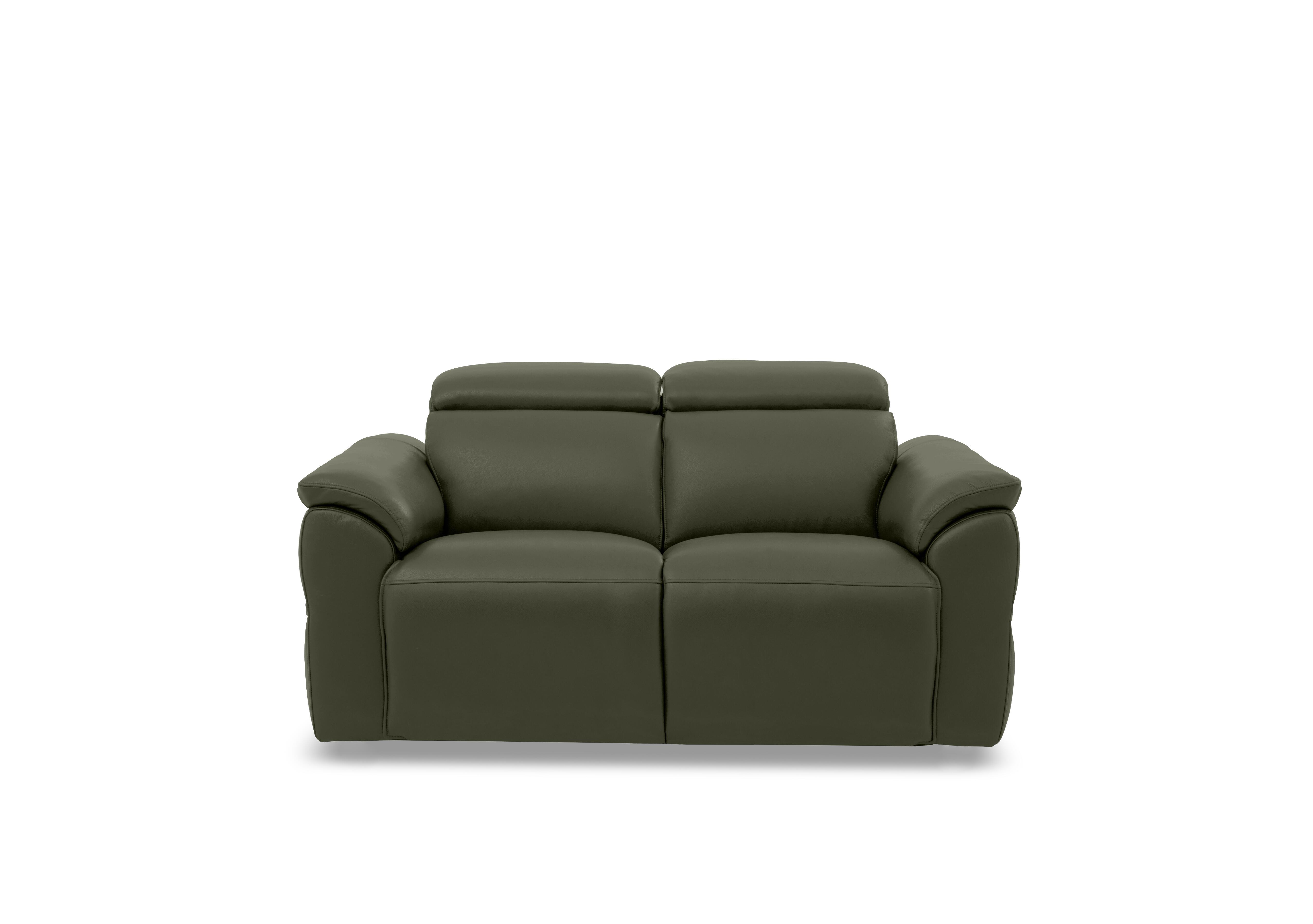 Dolomite 2 Seater Leather Sofa in Oslo Pine Cat-40/10 on Furniture Village