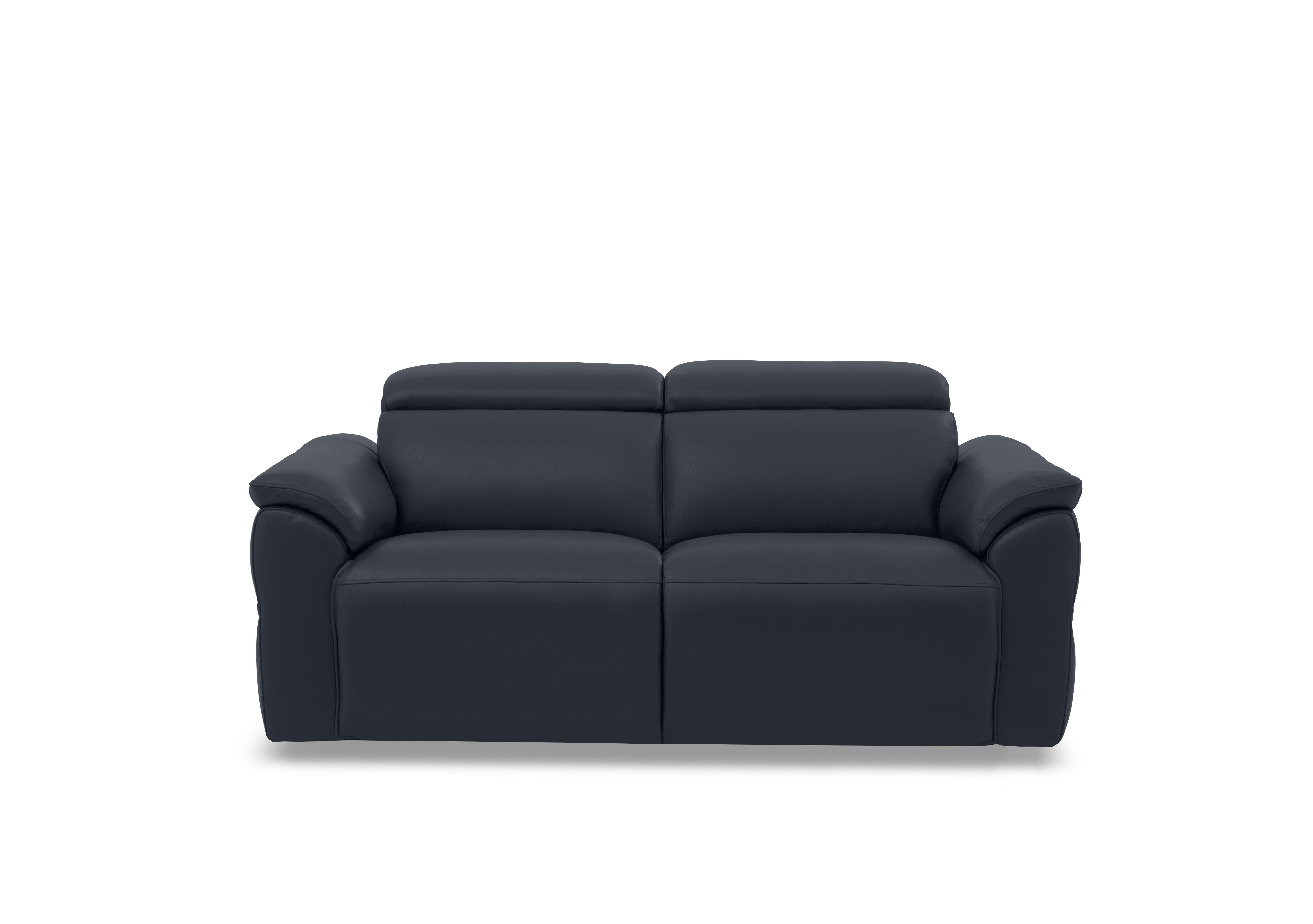 Dolomite 3 Seater Leather Sofa in Montana Navy Cat-60/24 on Furniture Village
