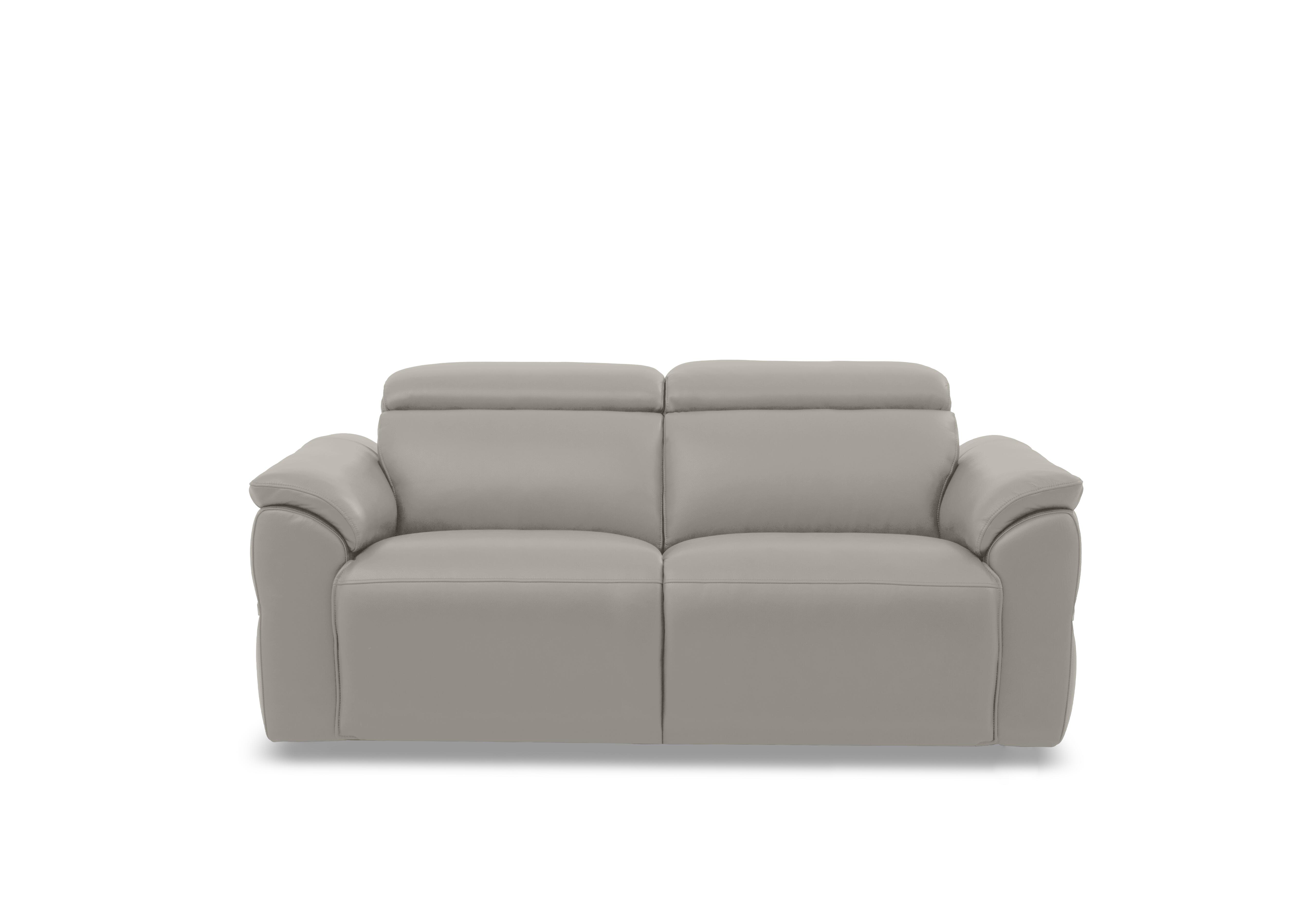 Dolomite 3 Seater Leather Sofa in Montana New Grey Cat-60/28 on Furniture Village
