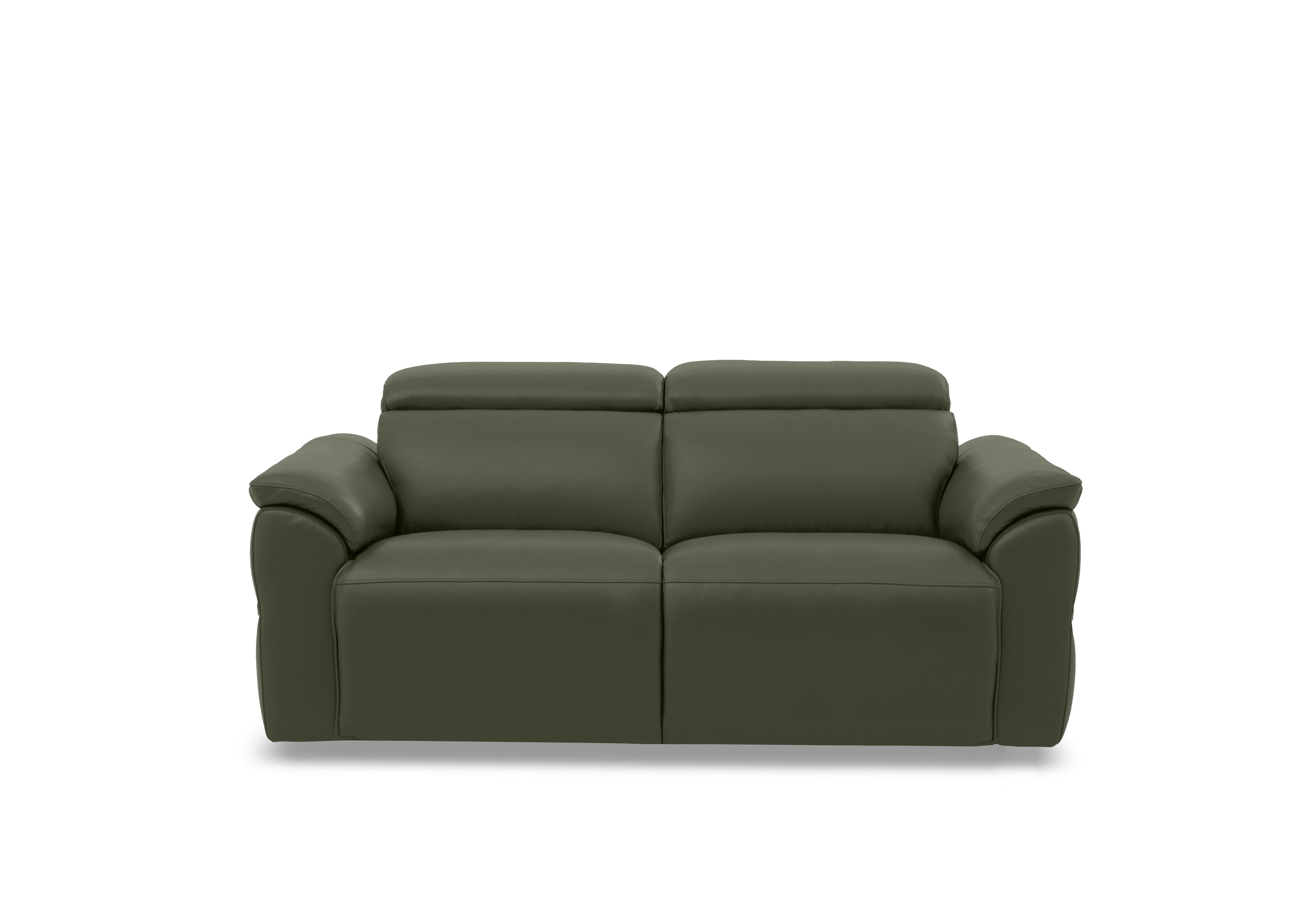 Dolomite 3 Seater Leather Sofa in Oslo Pine Cat-40/10 on Furniture Village