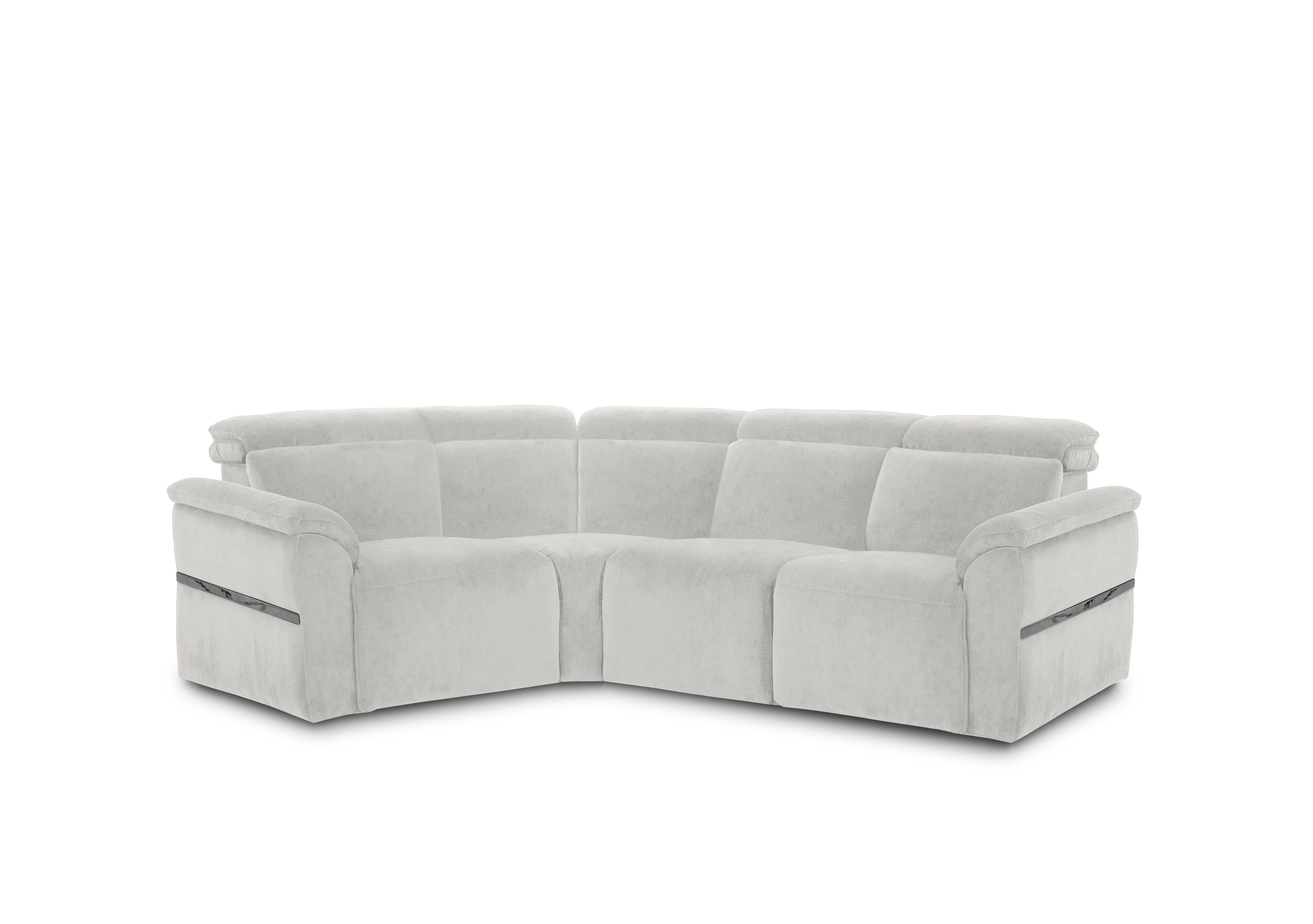 Dolomite Small Fabric Corner Sofa in Manhattan Stone 58004 on Furniture Village
