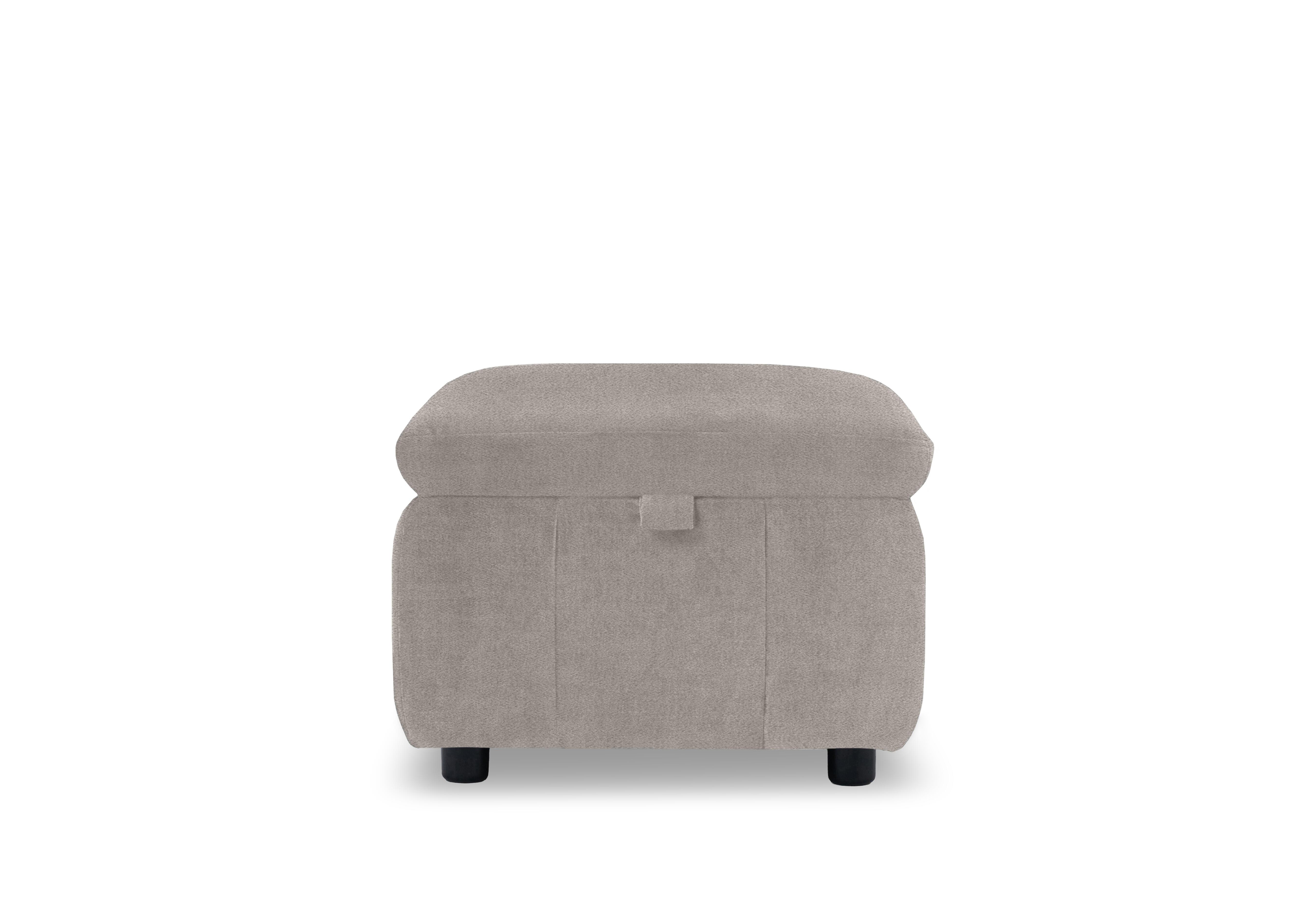 Dolomite Fabric Storage Footstool in Hudson Mist 25451 on Furniture Village