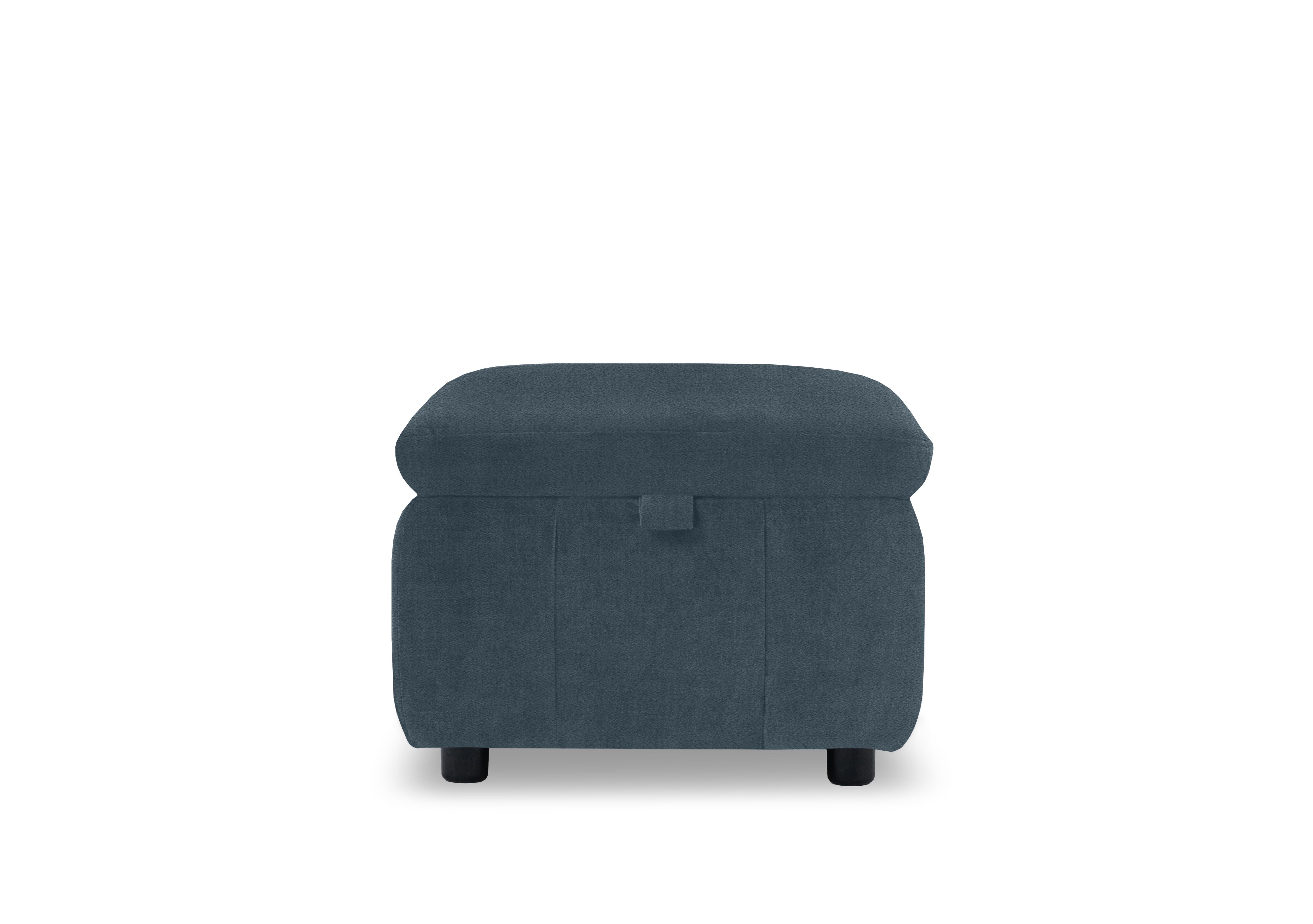 Dolomite Fabric Storage Footstool in Hudson Ocean 25315 on Furniture Village