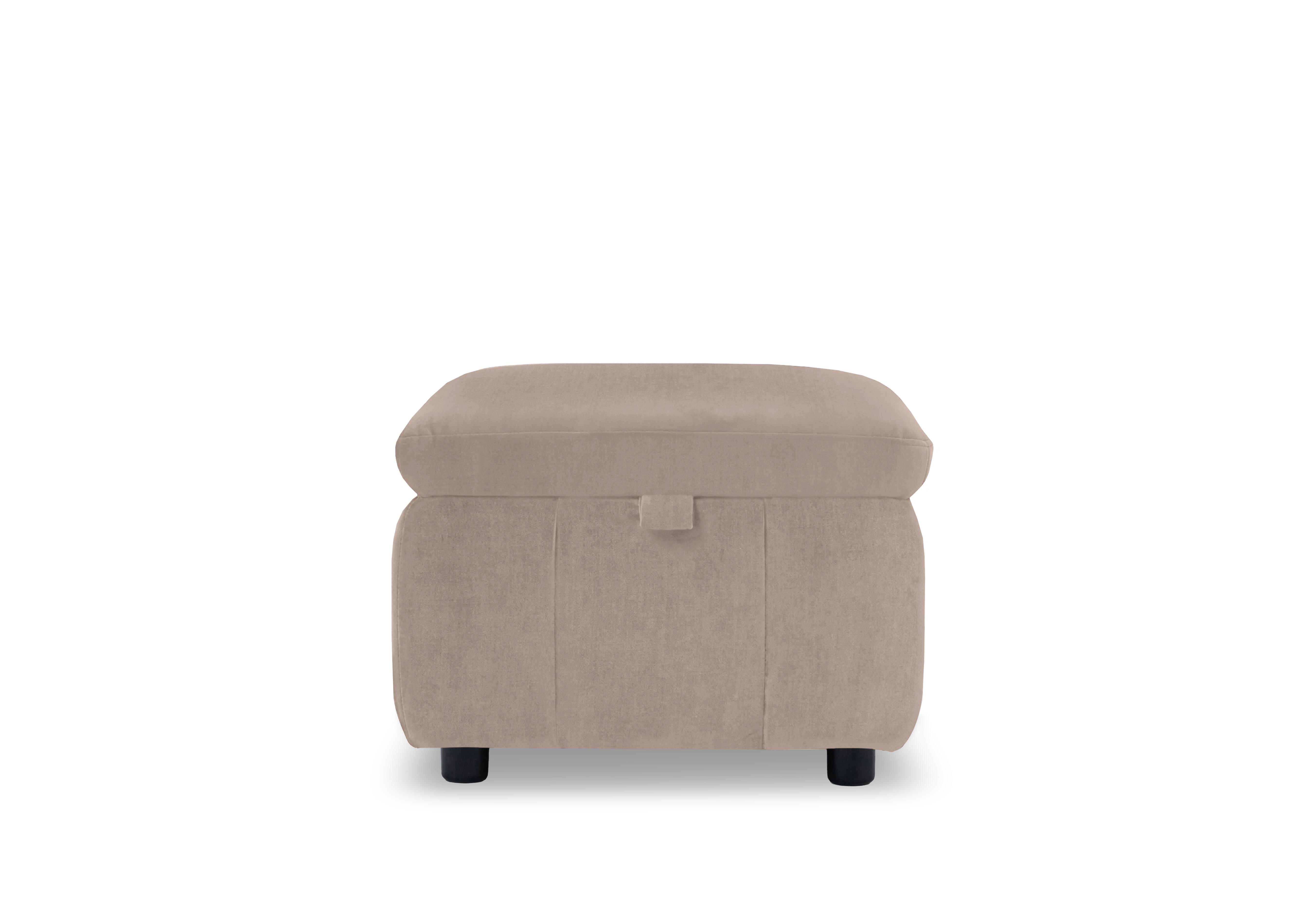 Dolomite Fabric Storage Footstool in Manhattan Nutmeg 58005 on Furniture Village