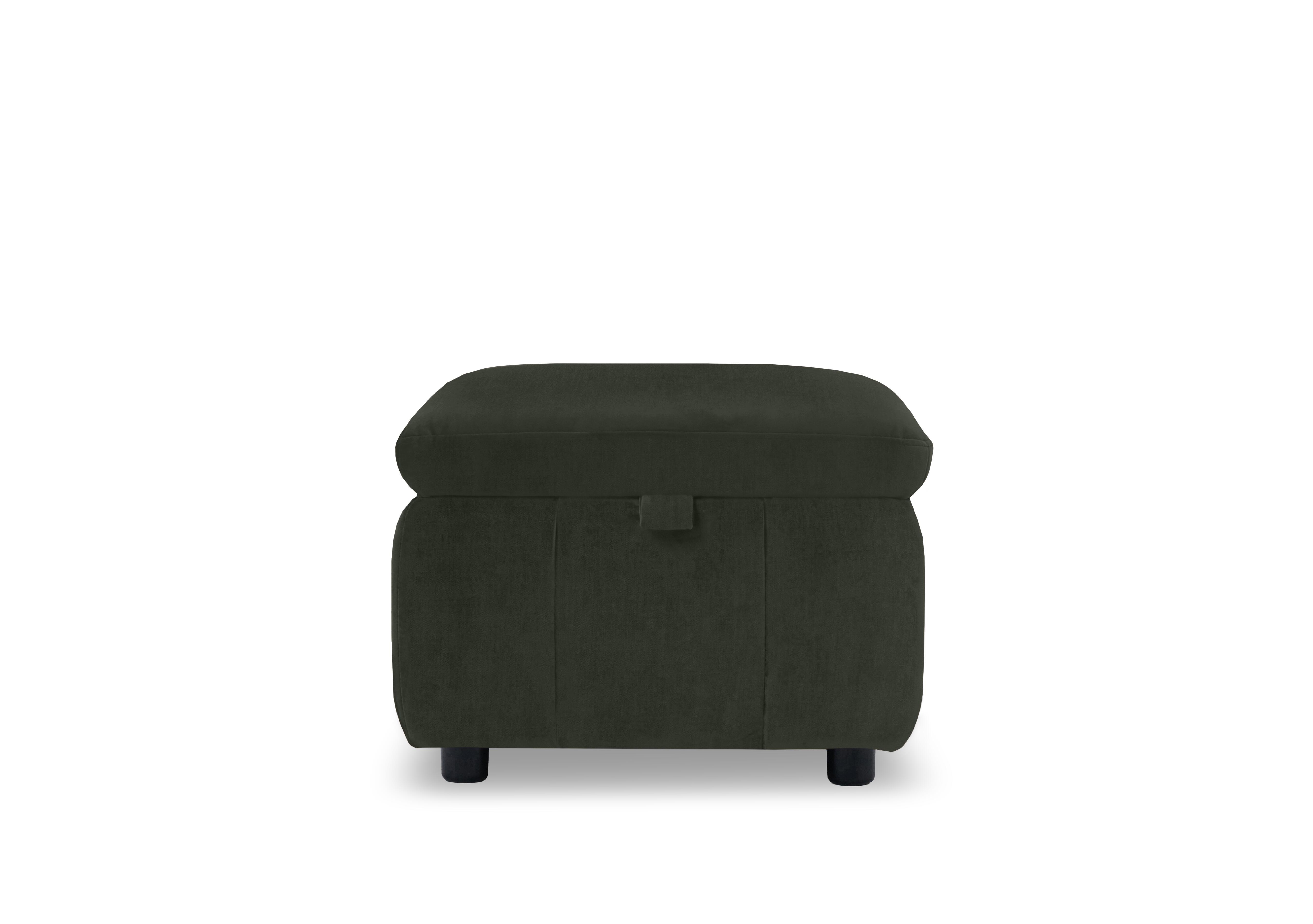 Dolomite Fabric Storage Footstool in Manhattan Pine 58001 on Furniture Village