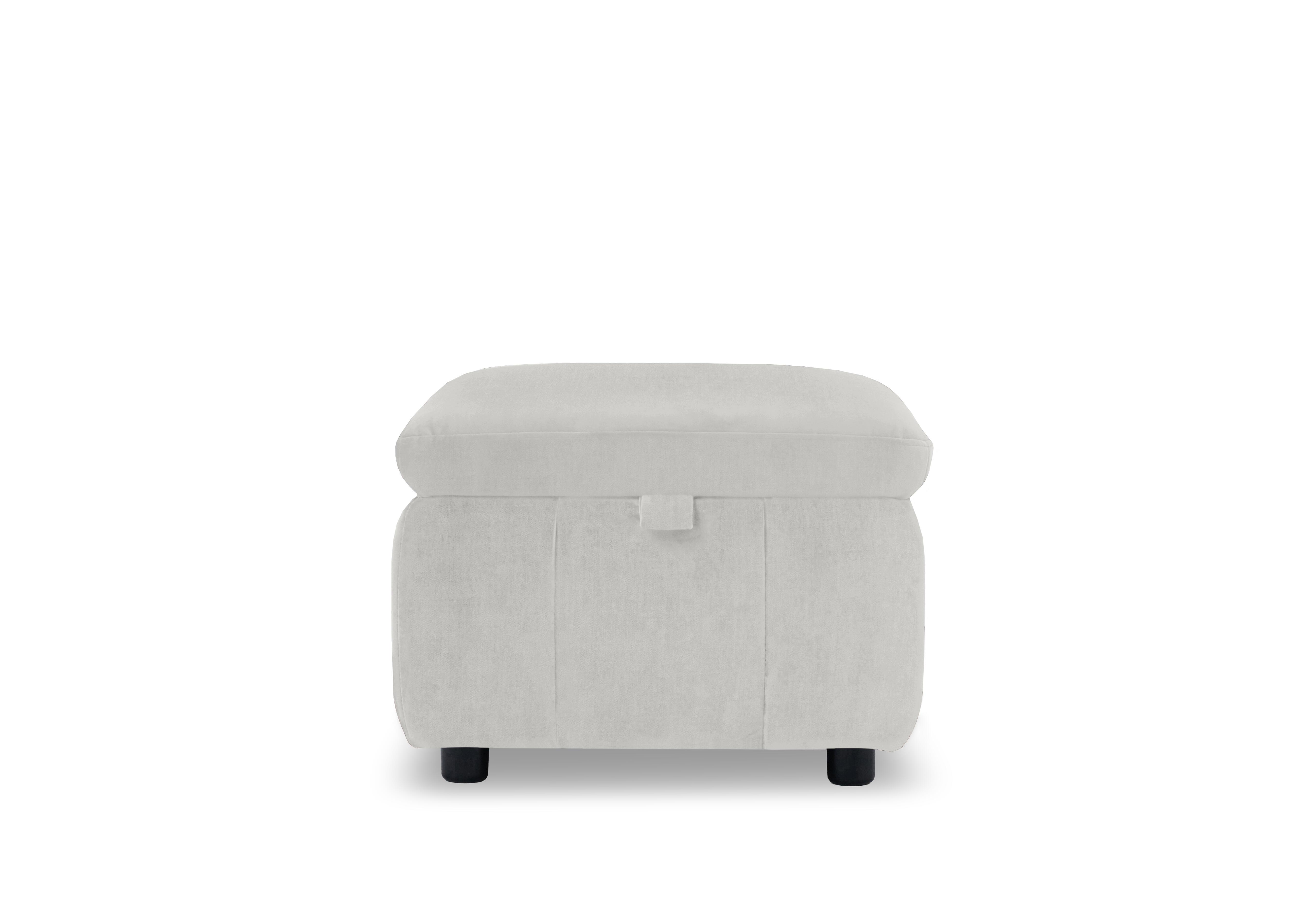 Dolomite Fabric Storage Footstool in Manhattan Stone 58004 on Furniture Village