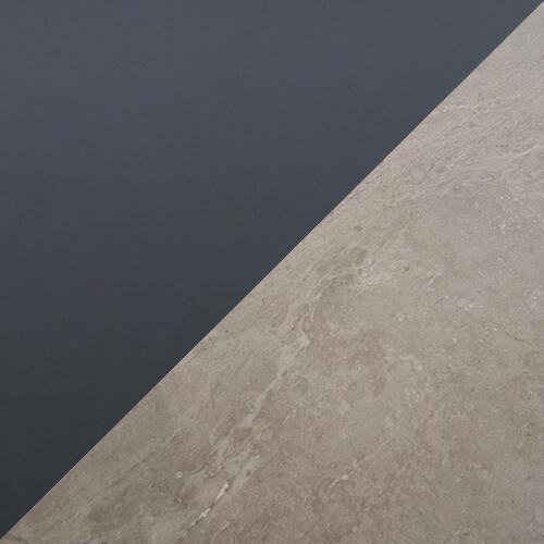 Quattro Extending Draw Leaf Table and 4 Swivel Dining Chairs in Mocha-Black on Furniture Village