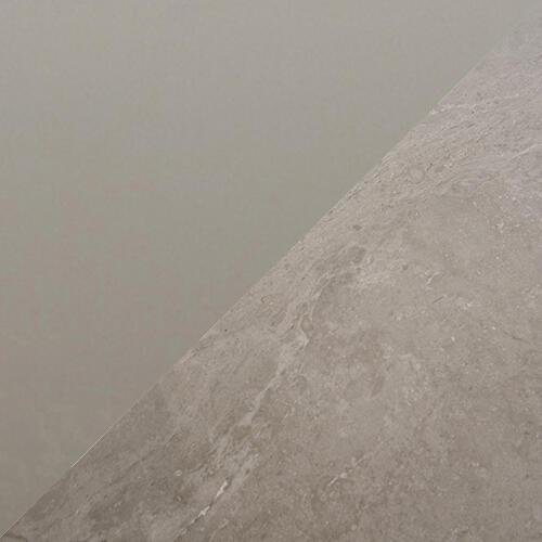 Quattro Extending Draw Leaf Table and 4 Swivel Dining Chairs in Mocha-Taupe on Furniture Village