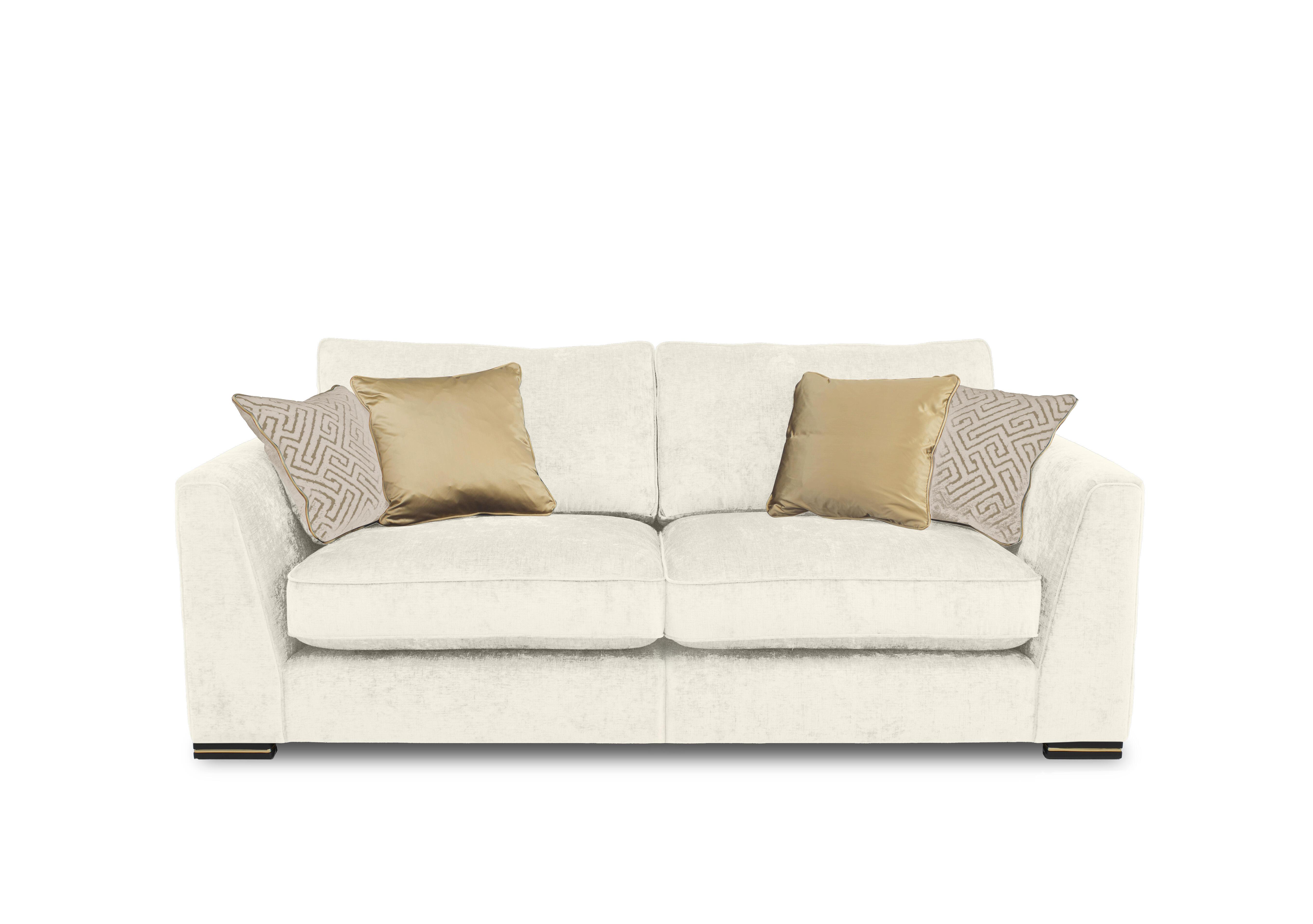 Bellissimo 3 Seater Split Frame Classic Back Sofa in Mirage Linen Cp on Furniture Village