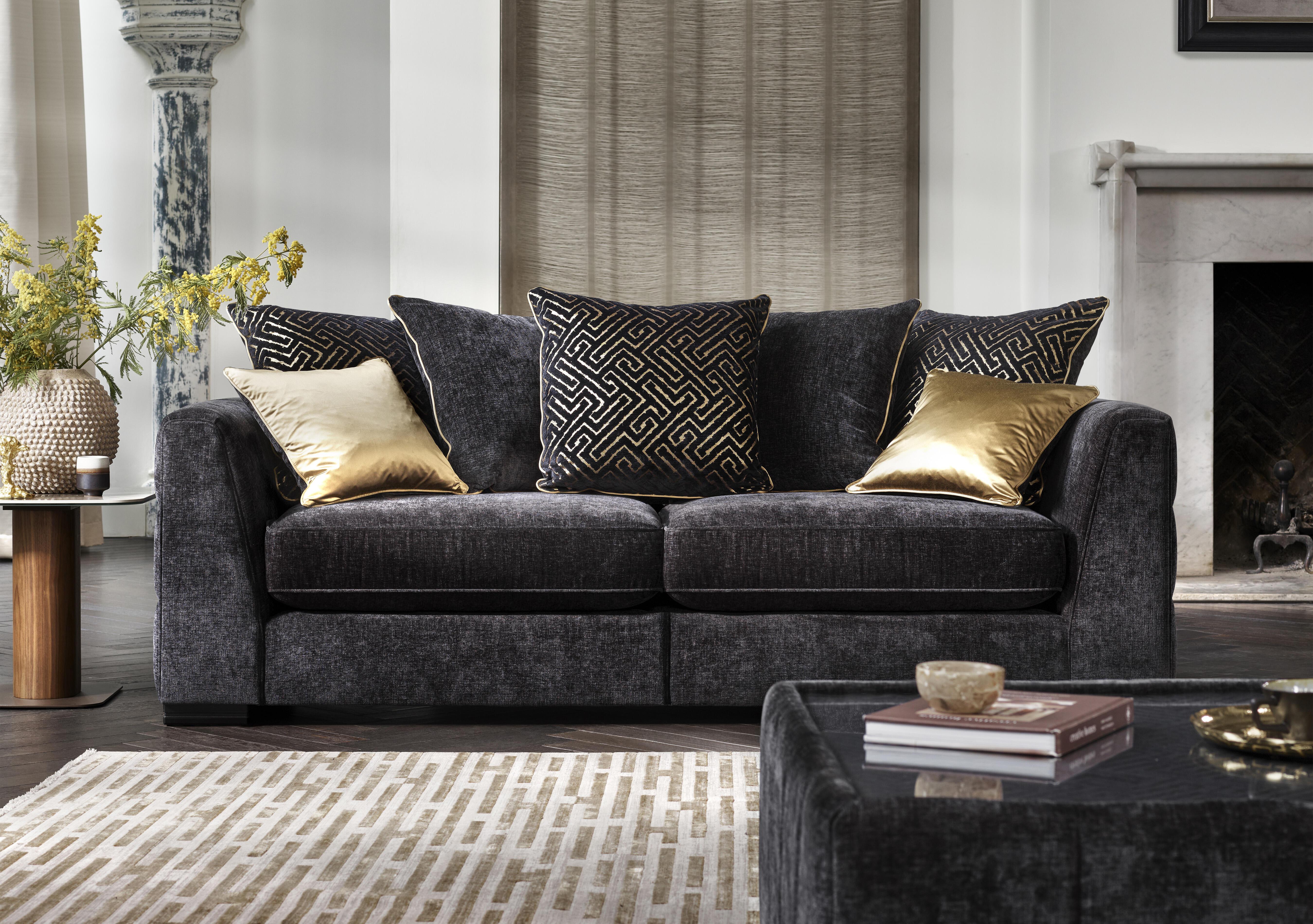 Bellissimo 3 Seater Split Frame Scatter Back Sofa in  on Furniture Village